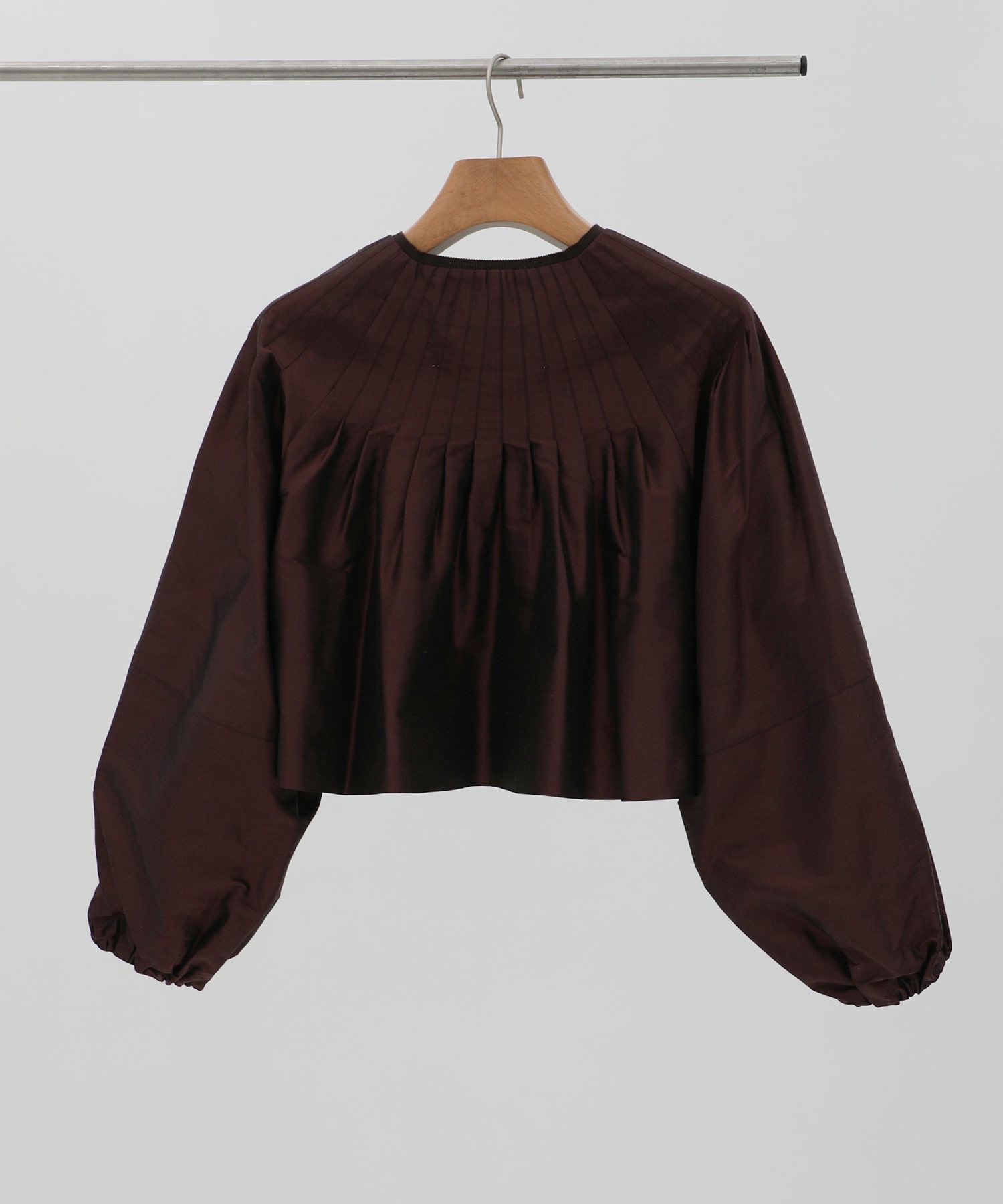 SILK DUPION CROPPED JK TOURNON.