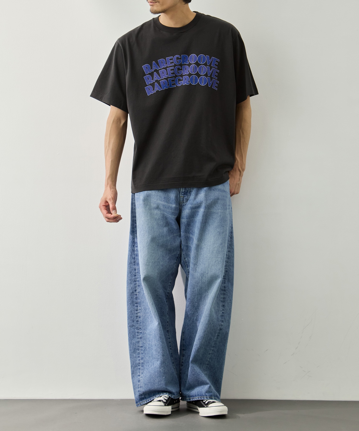 RAREGROOVE Print Tee WIDE blurhmsROOTSTOCK