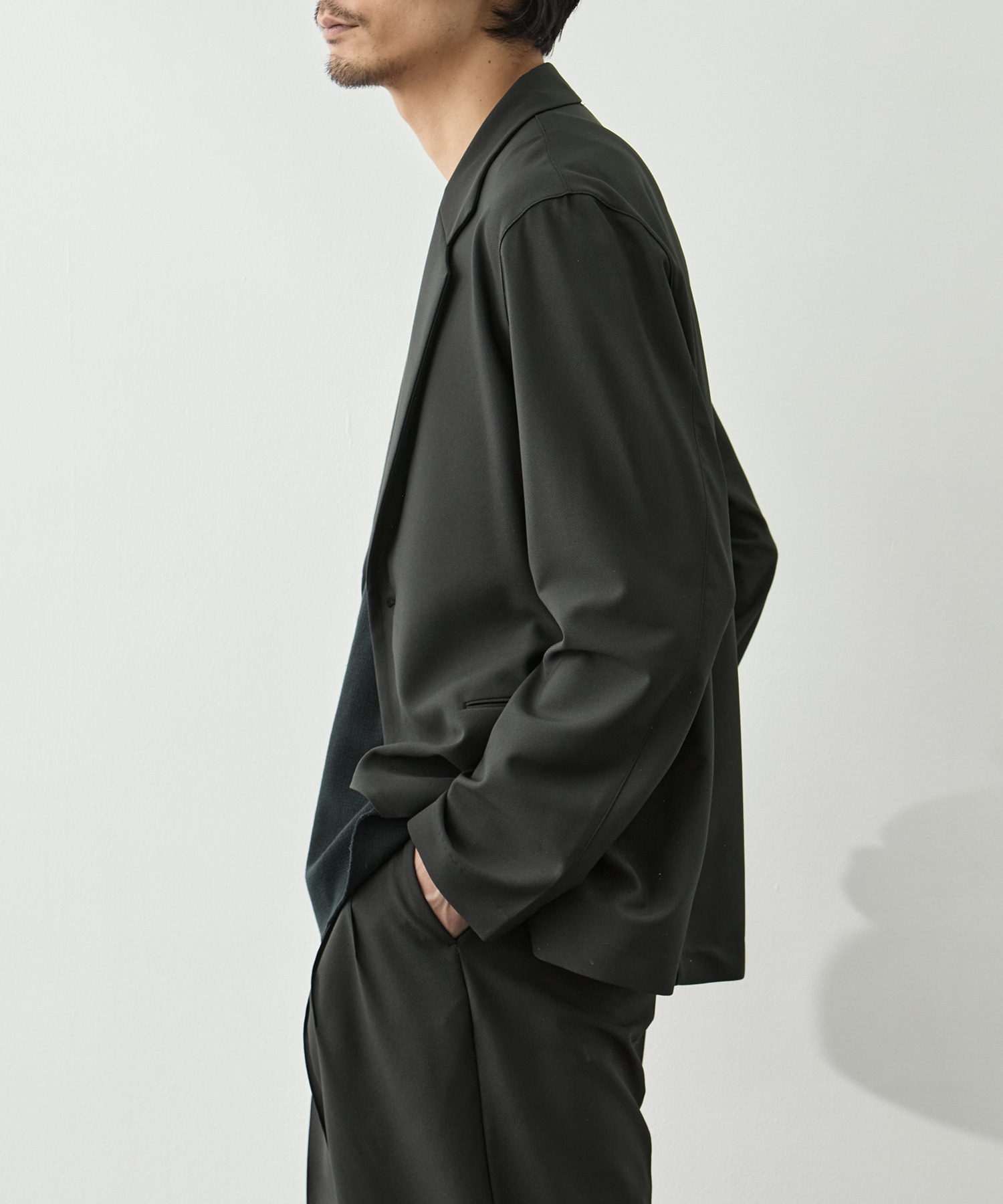 Single Breasted Easy Jacket GOOD PEOPLE GOOD STITCHING GOOD PRODUCT