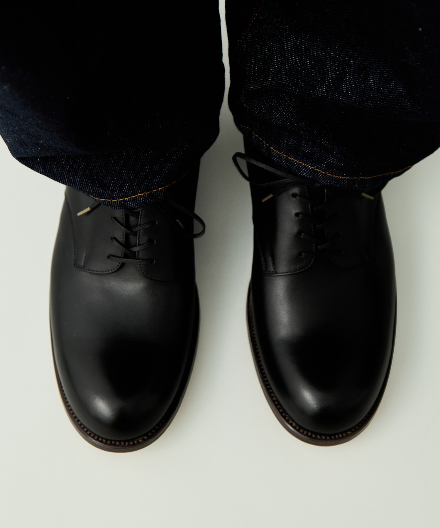 Blucher plain toe forme