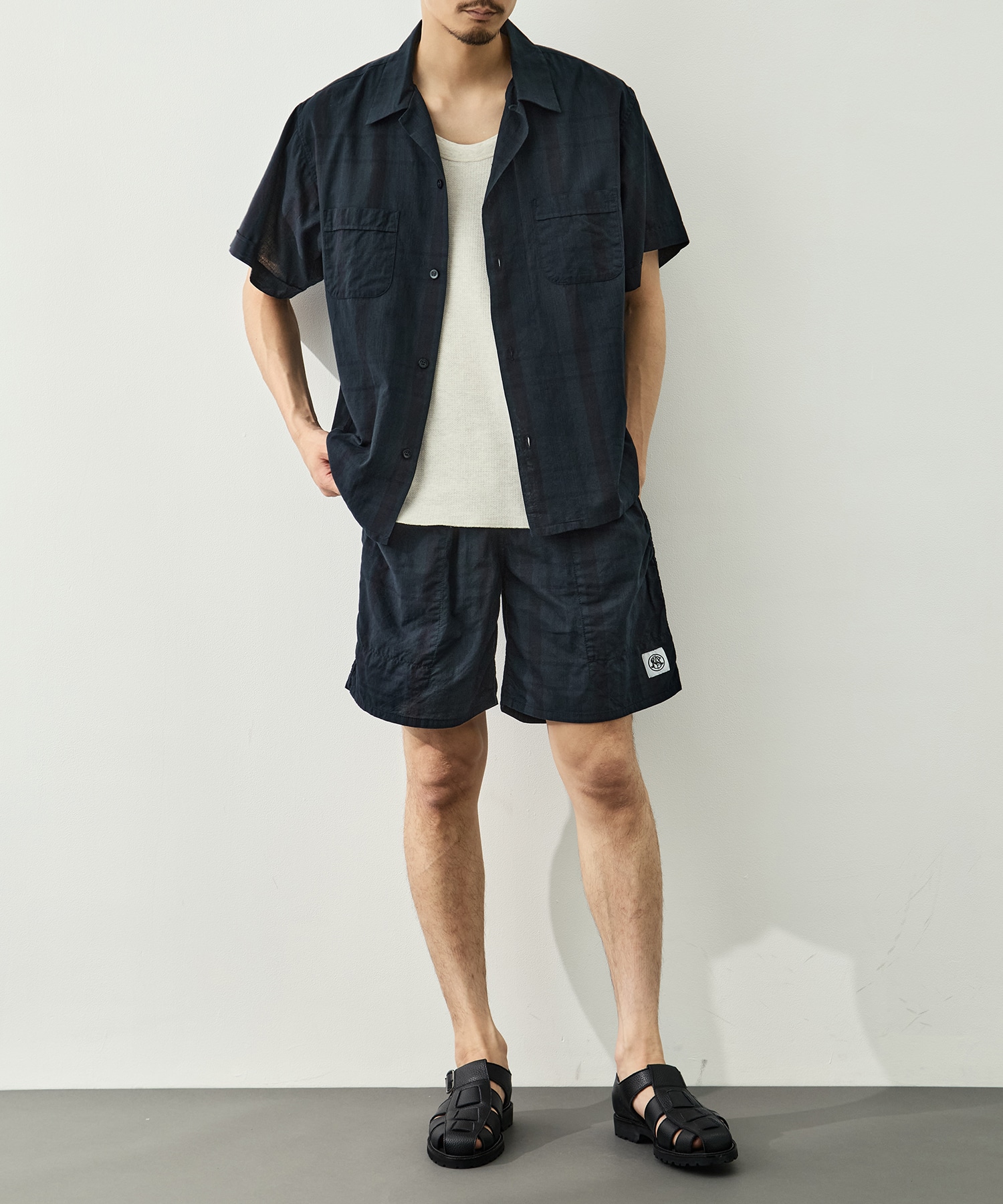 MADRAS DYED S/S SHIRT MASSES