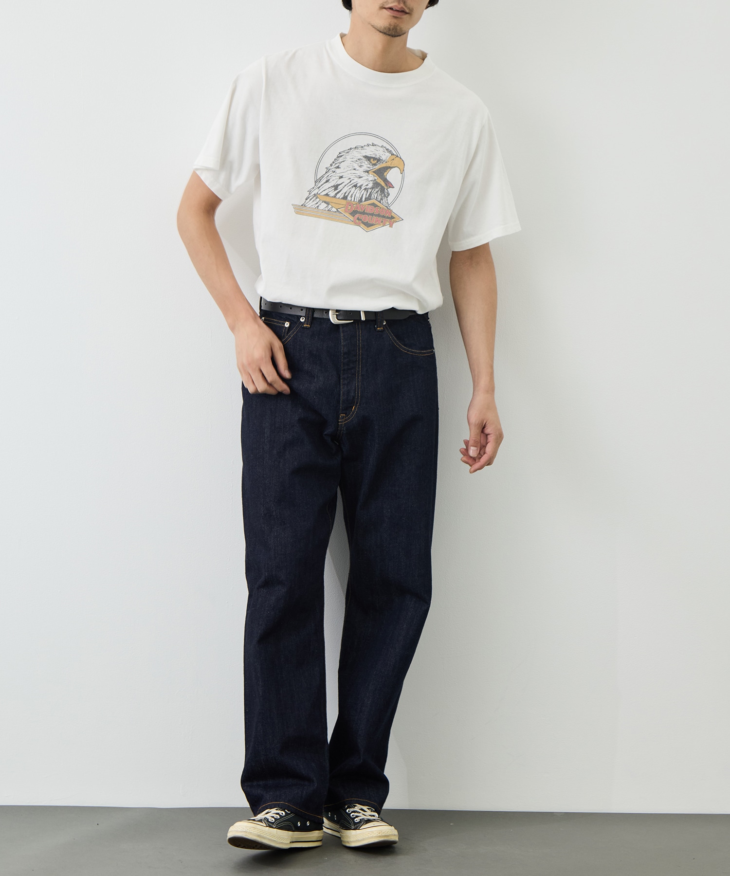 別注 HARD SP加工20/-天竺レギュラーT(DAVIDSON COUNTY) REMI RELIEF