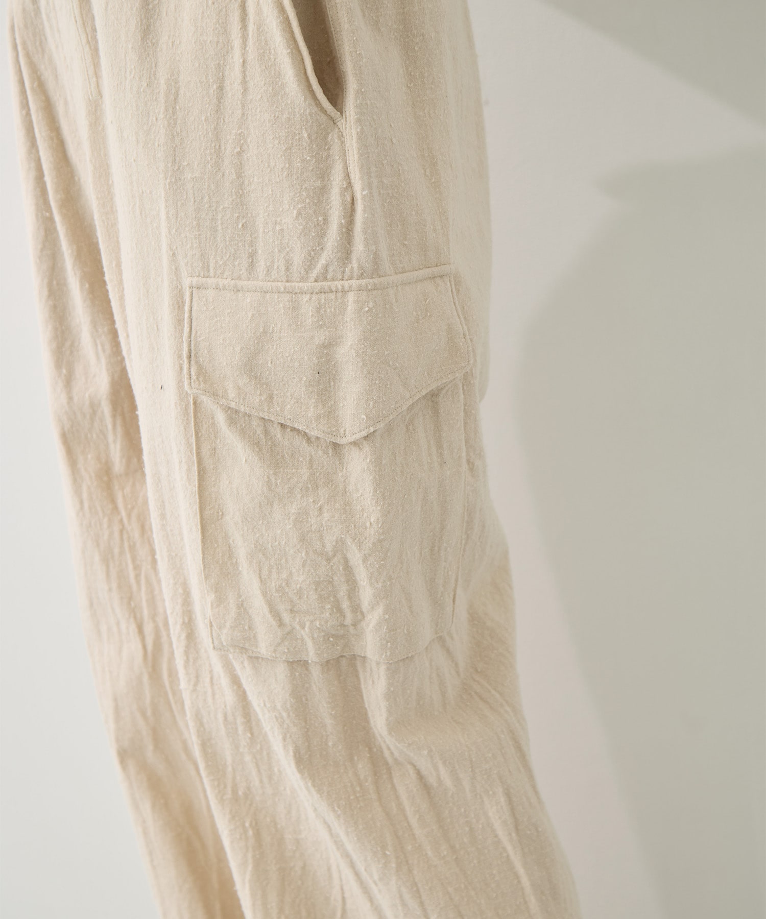 Silk/Cotton Nep Side Seamless 4P Pants blurhms