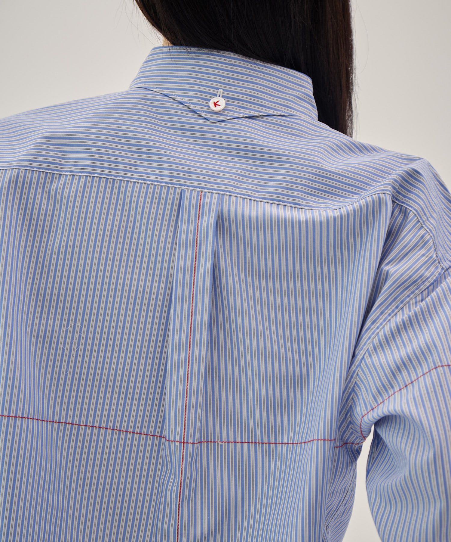 Round collar shirt KHOKI