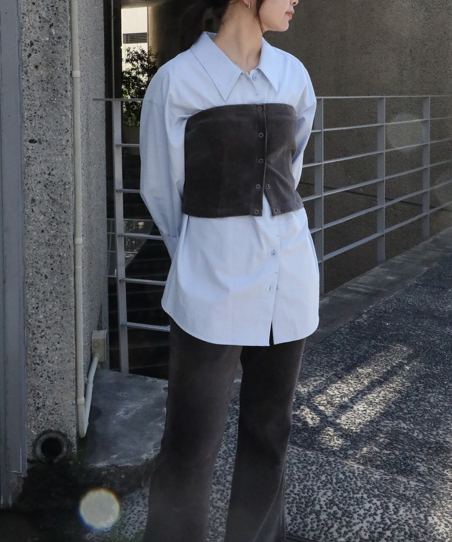 別注Stretch Corduroy Bustier PHEENY