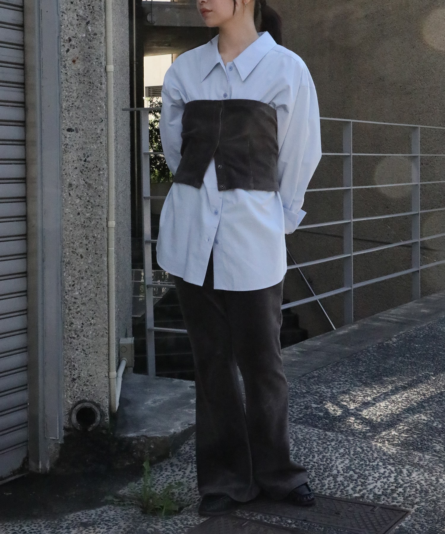 別注Stretch Corduroy Flare Pants PHEENY