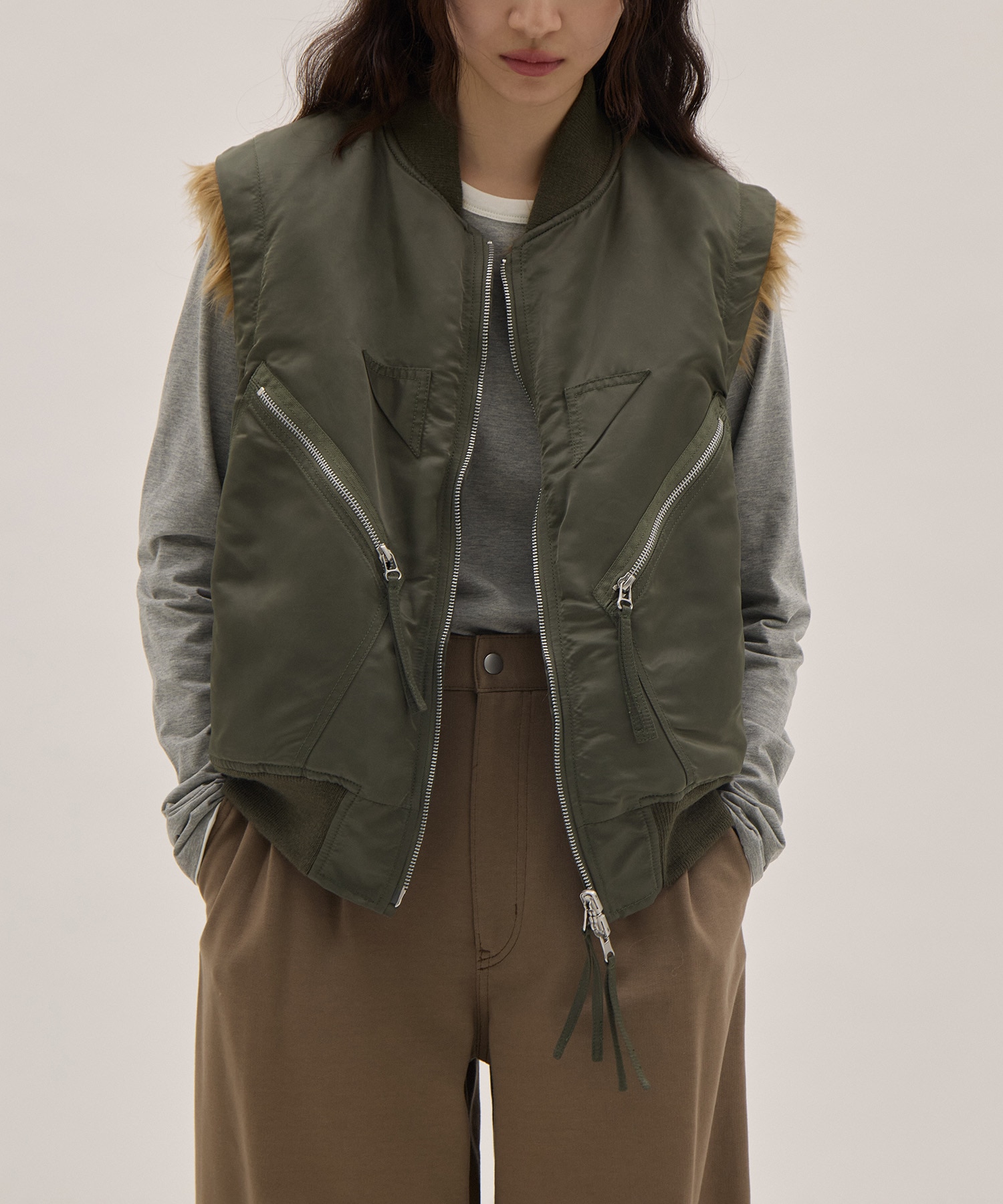 MA-1 reversible×eco fur 08sircus