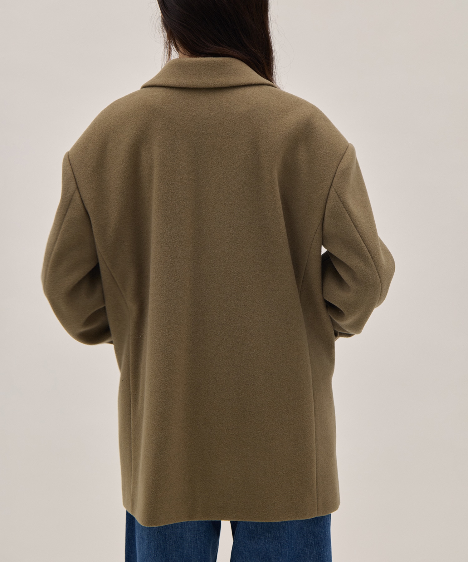 Needle rever stretch Jacket Coat PHEENY