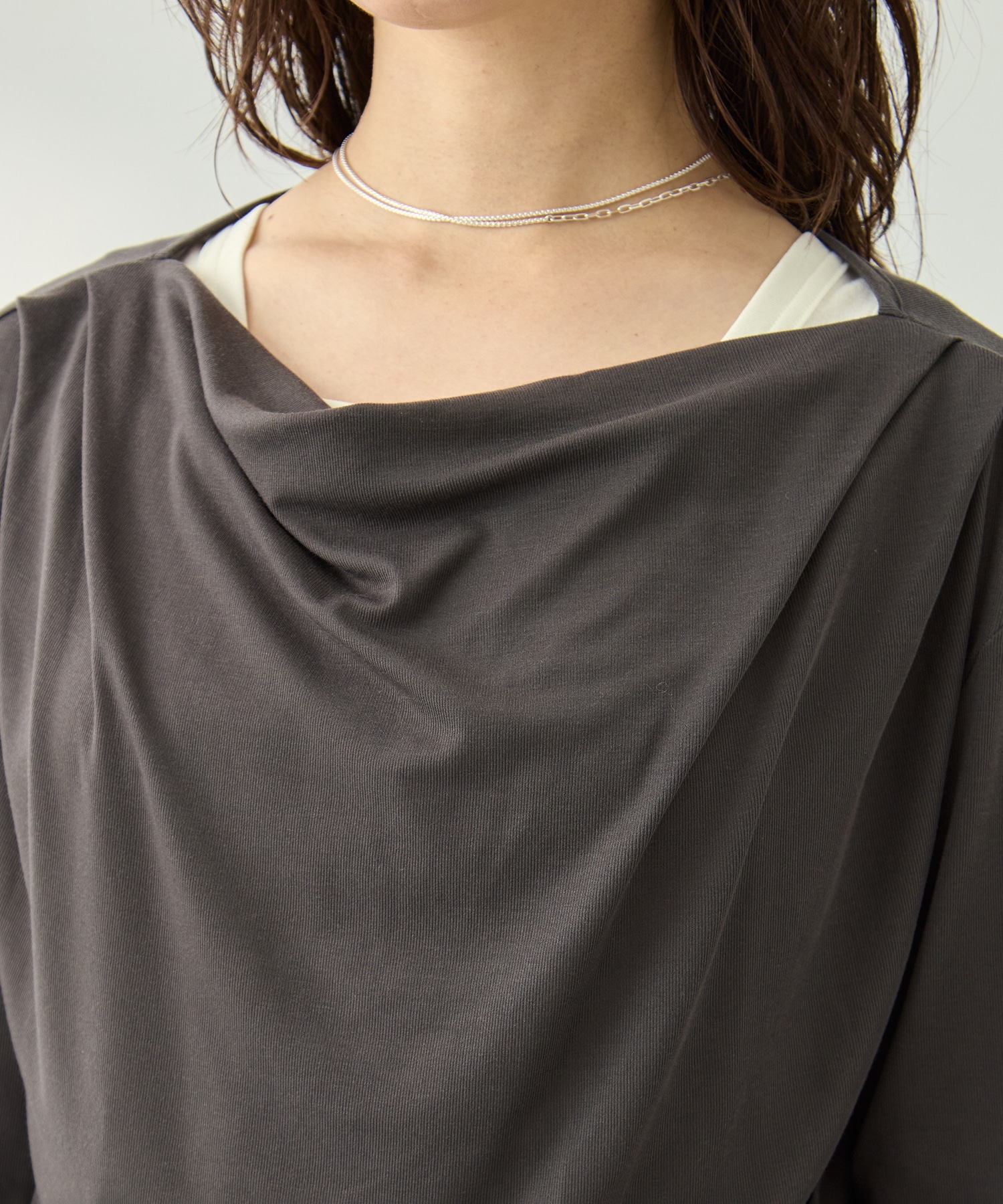 ドレープカットソー KEY TIMEZ