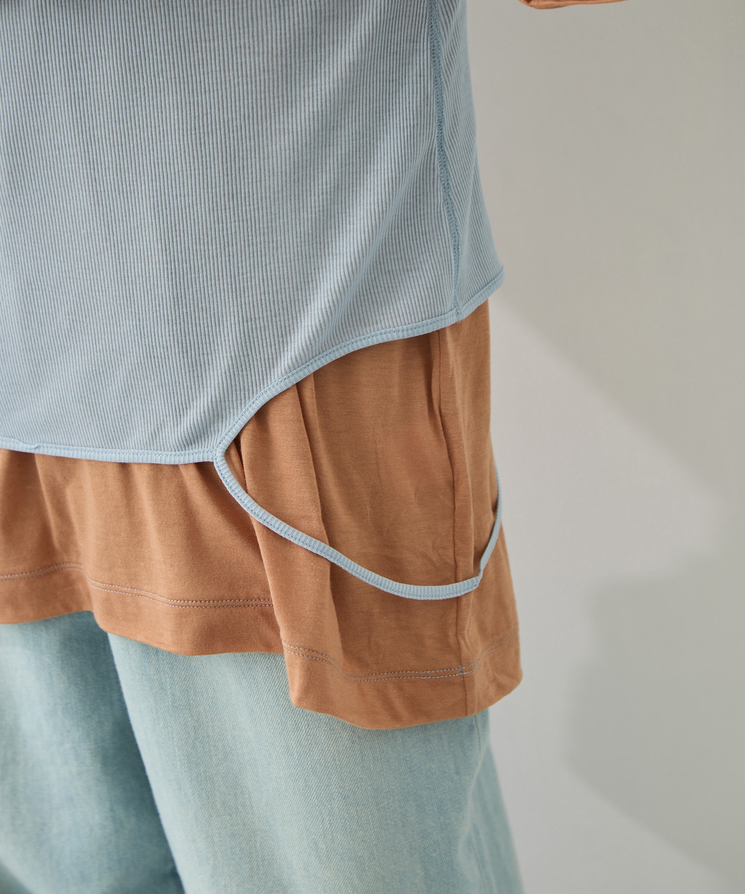 Camisole Top & Loose-fitting Tee - Unit Tops RhodolirioN