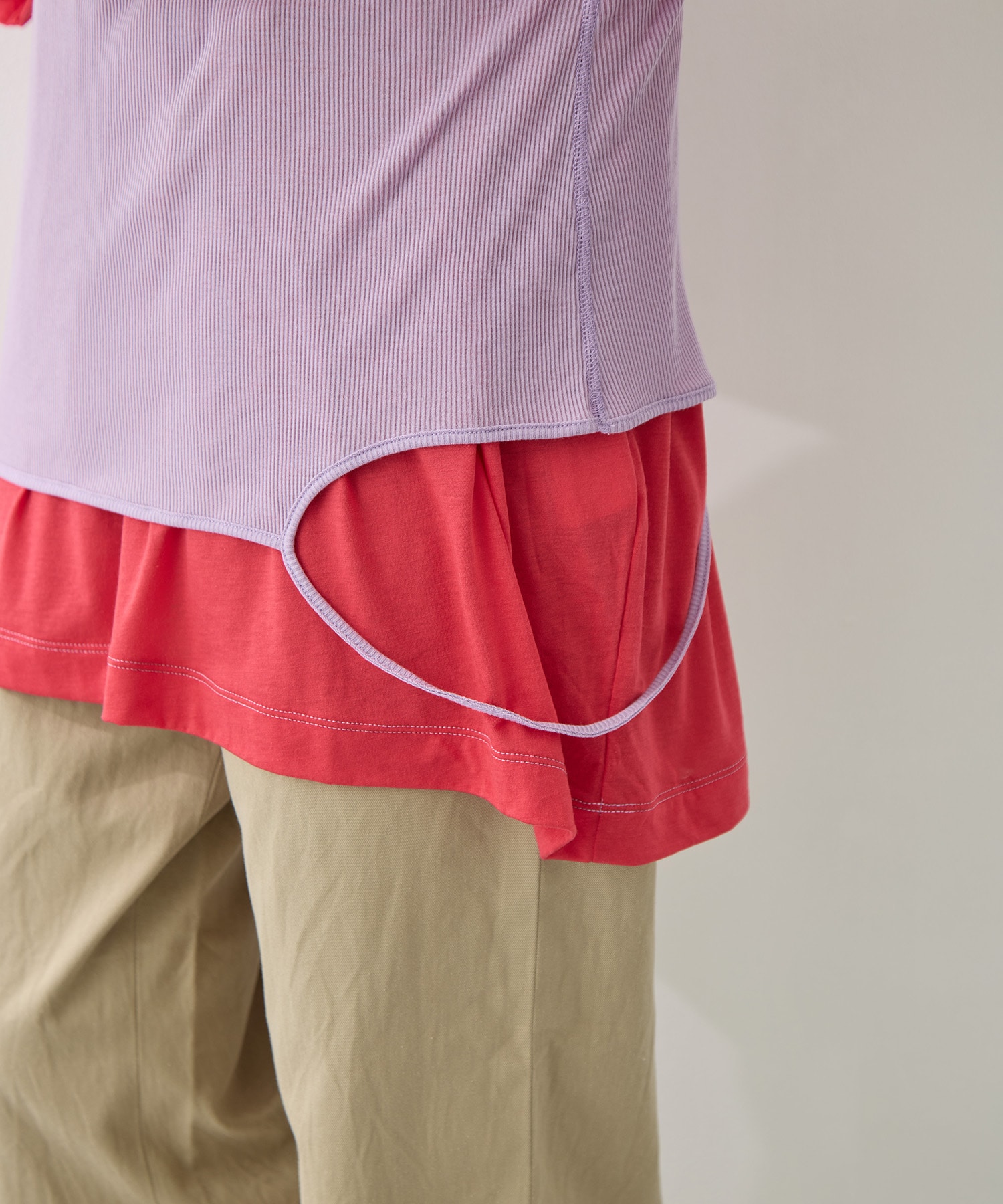 Camisole Top & Loose-fitting Tee - Unit Tops RhodolirioN