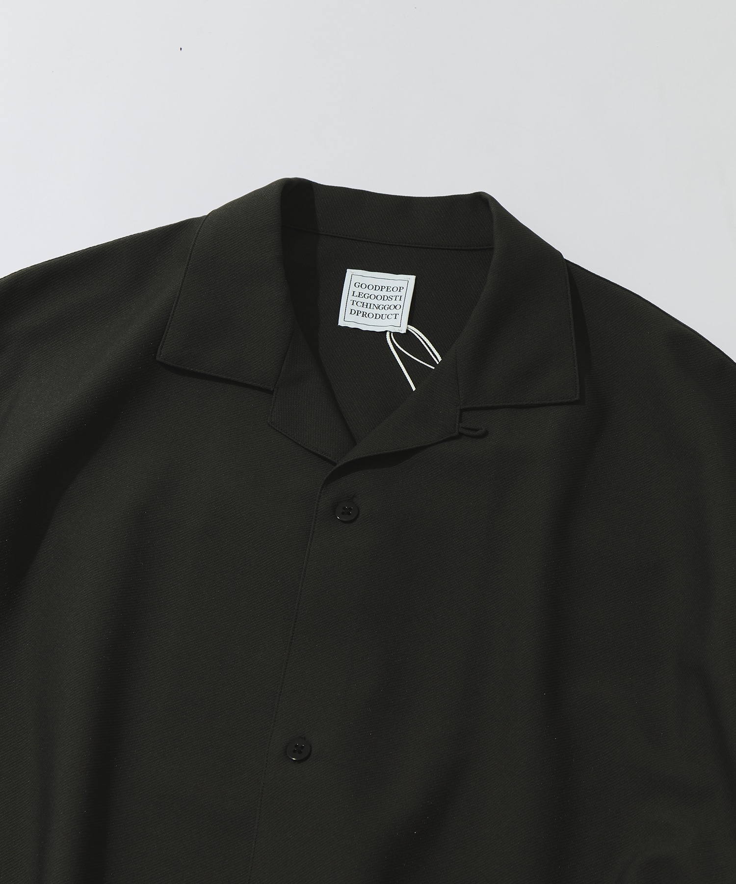 別注 Open Collor Half Sleeve Shirt GOOD PEOPLE GOOD STITCHING GOOD PRODUCT