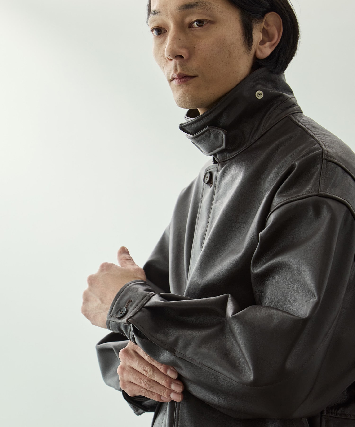 別注 Leather Flight Jacket YOKE