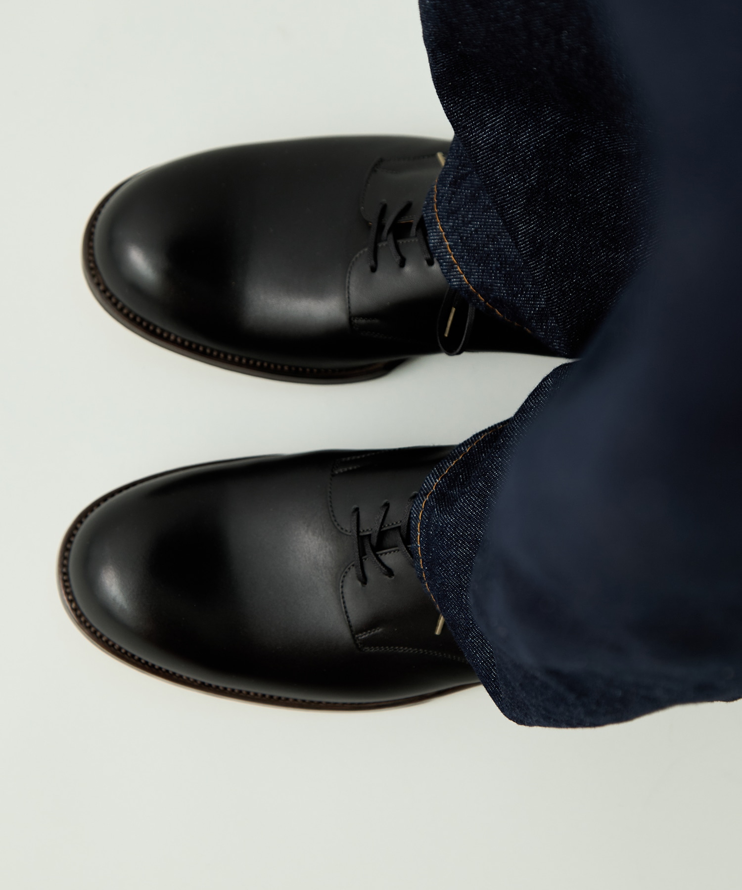 Blucher plain toe forme