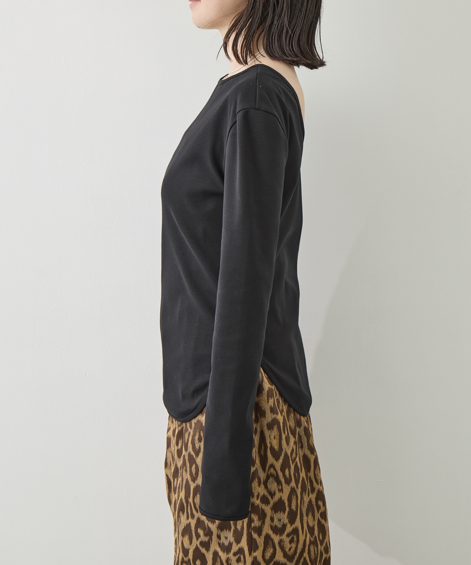 Sanfokin Cotton 2way L/S T-shirt WRAPINKNOT