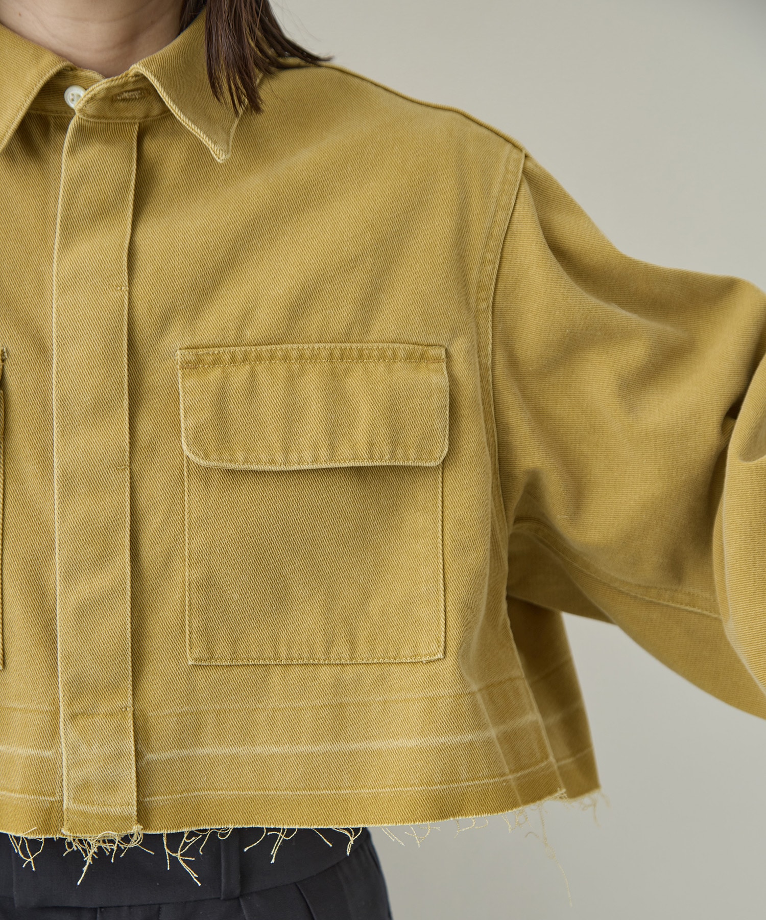 WASHED TULIP SHIRT JACKET BELPER