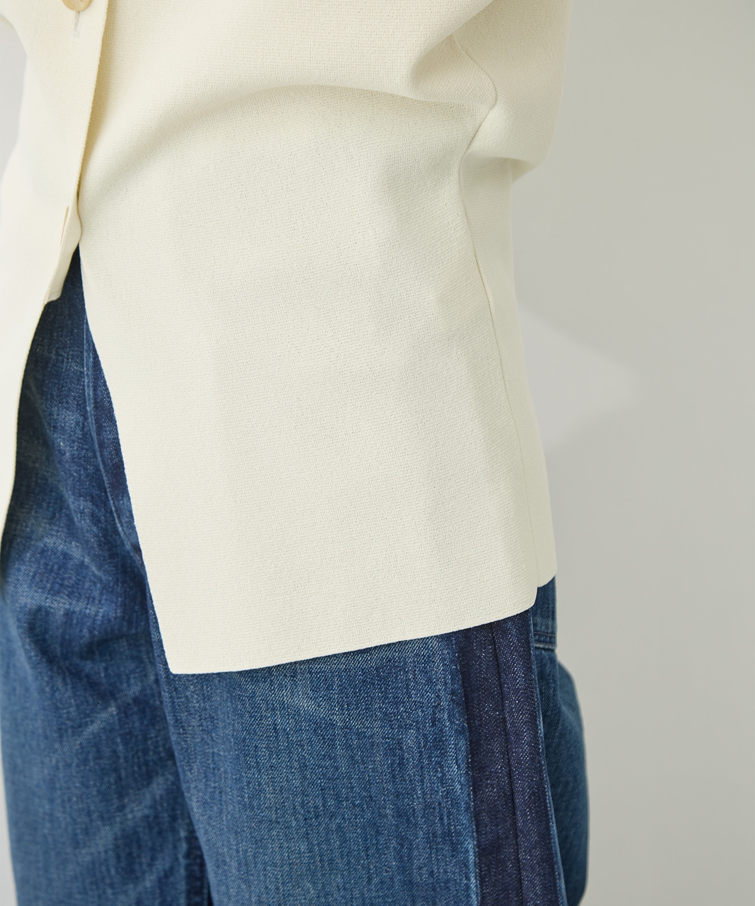 Dry Milano-rib Knit Vest WRAPINKNOT