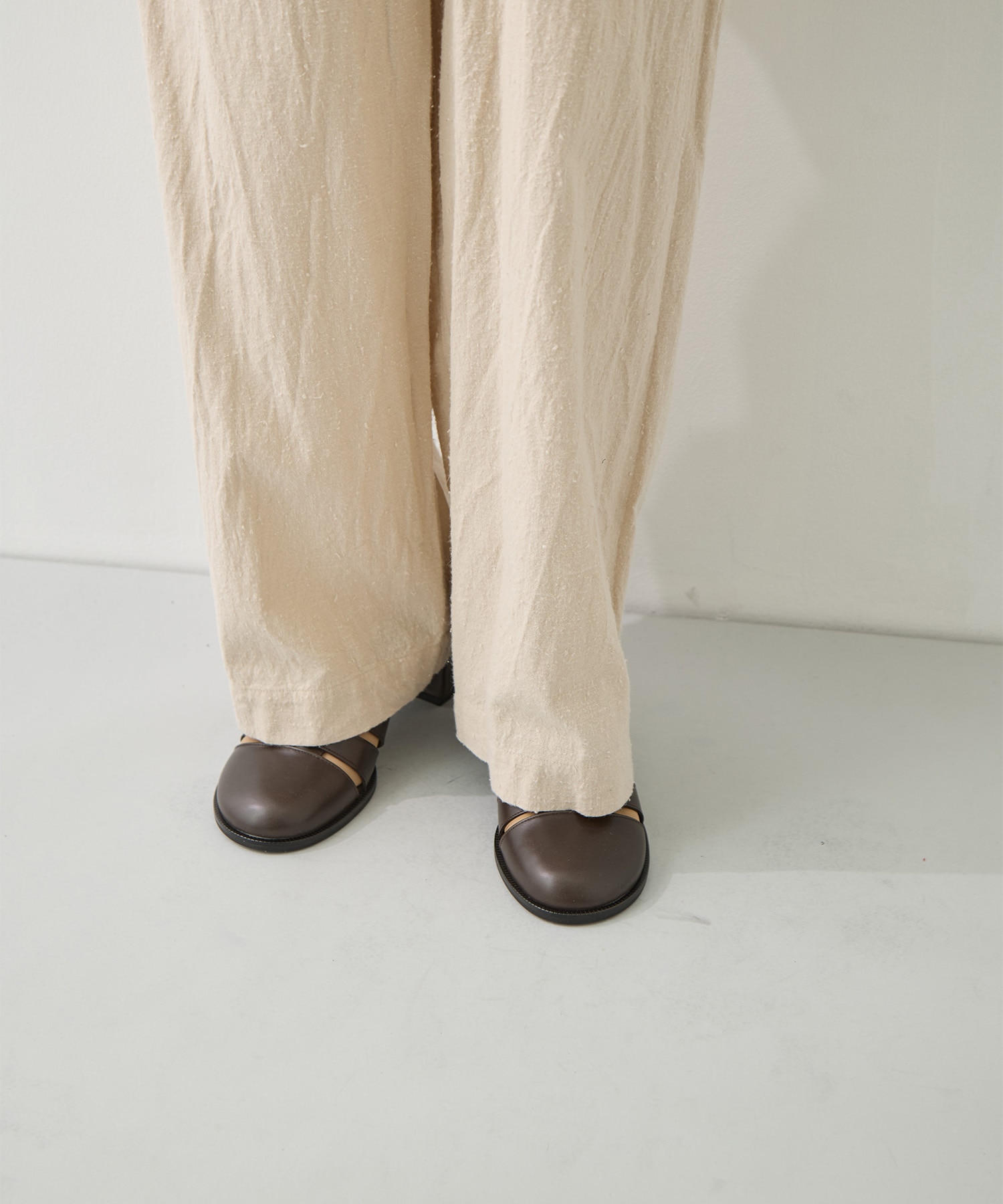 Silk/Cotton Nep Side Seamless 4P Pants blurhms