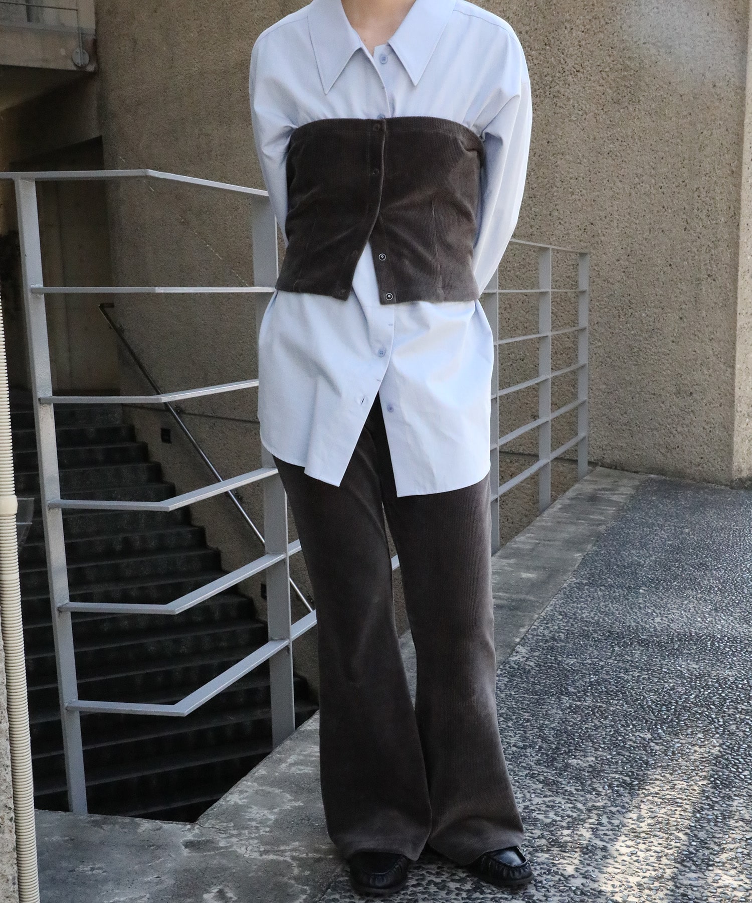 別注Stretch Corduroy Flare Pants PHEENY