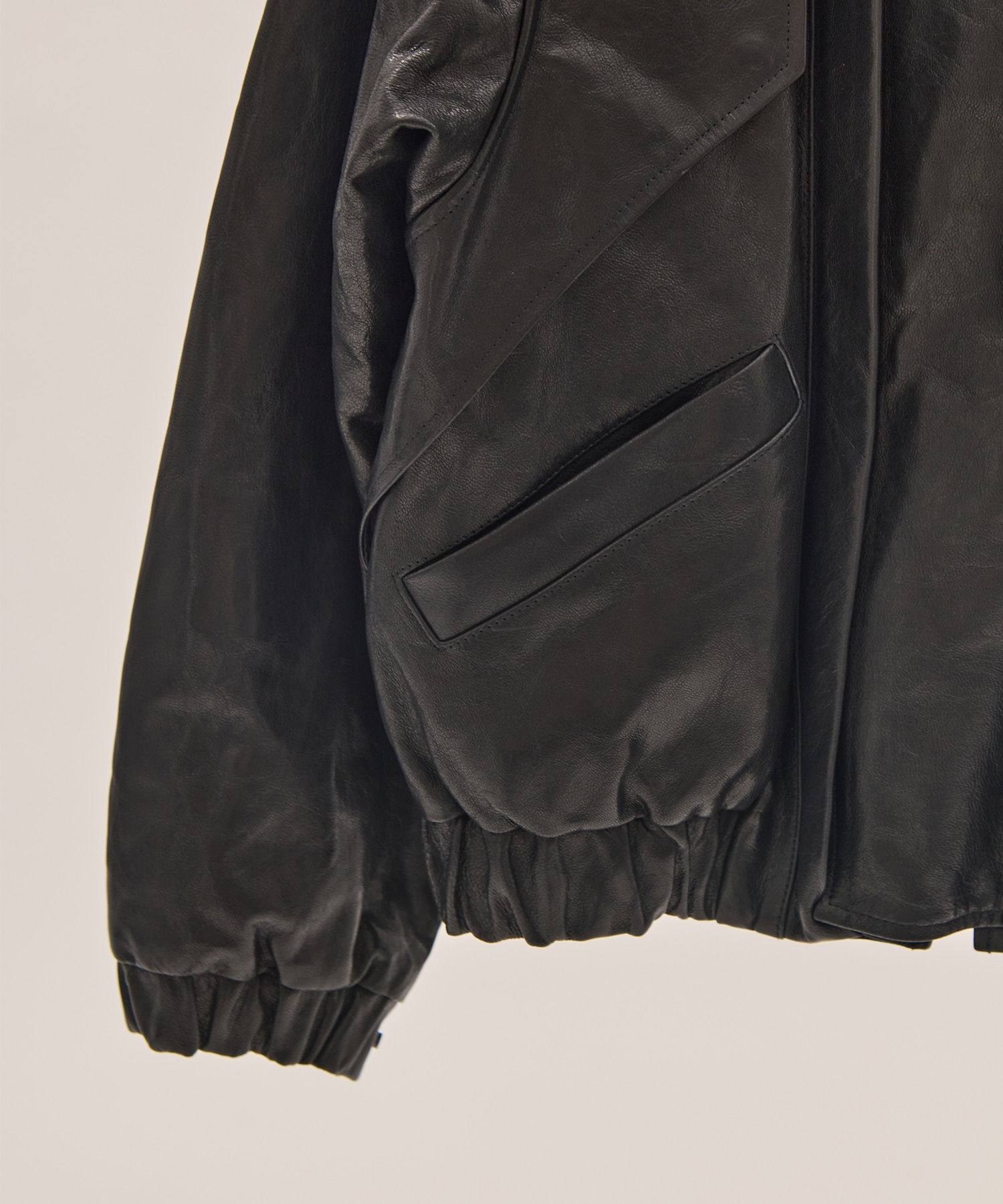 Goat leather short blouson 08sircus
