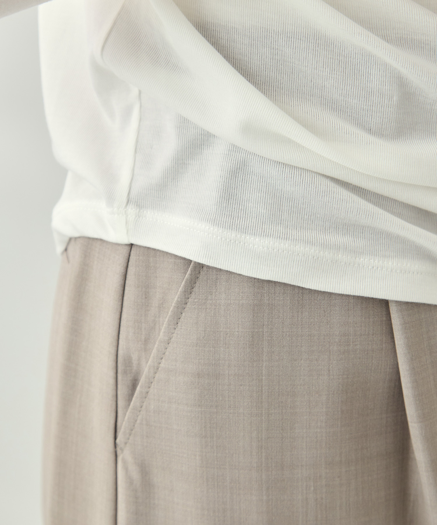 ドレープカットソー KEY TIMEZ