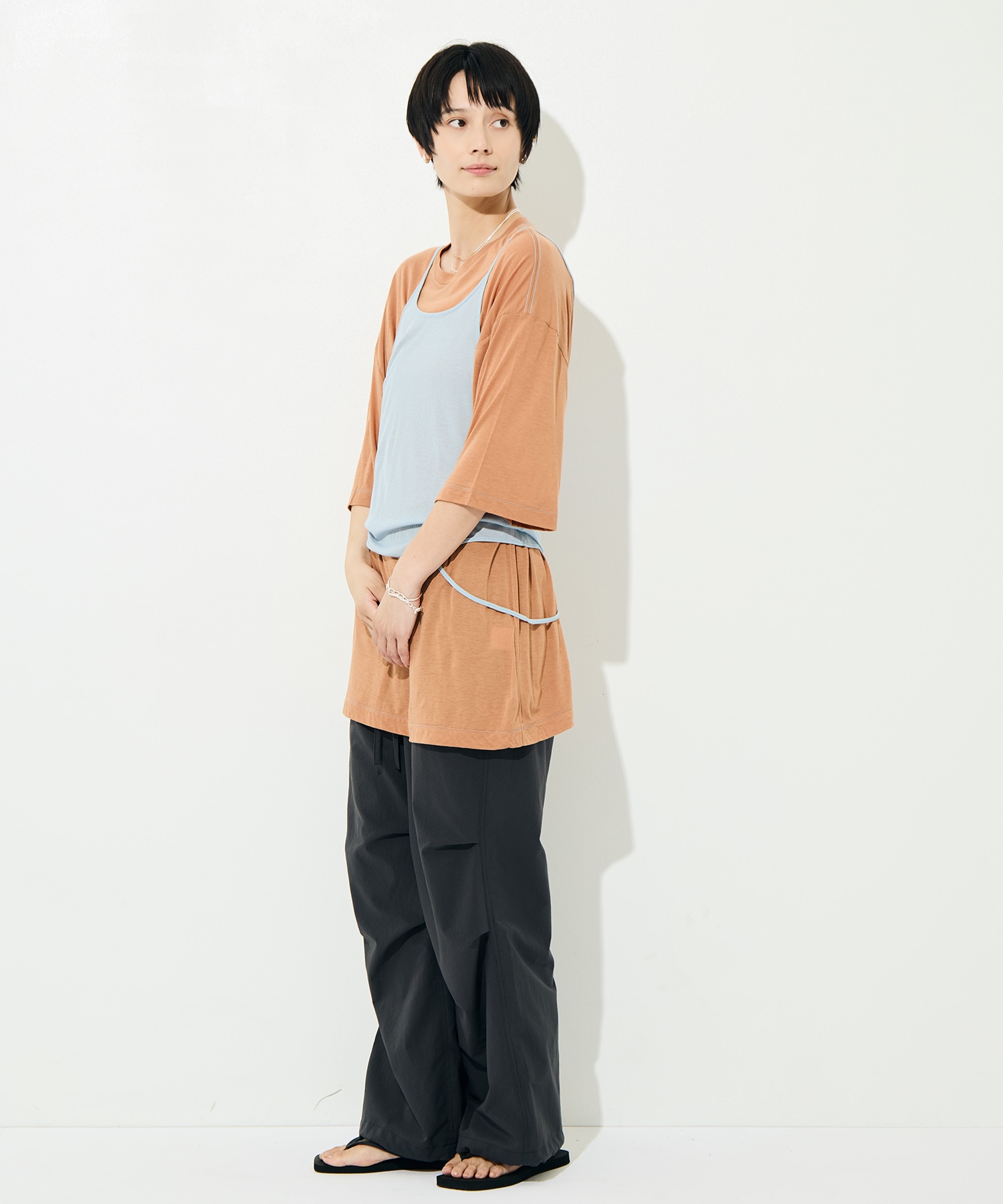 Camisole Top & Loose-fitting Tee - Unit Tops RhodolirioN