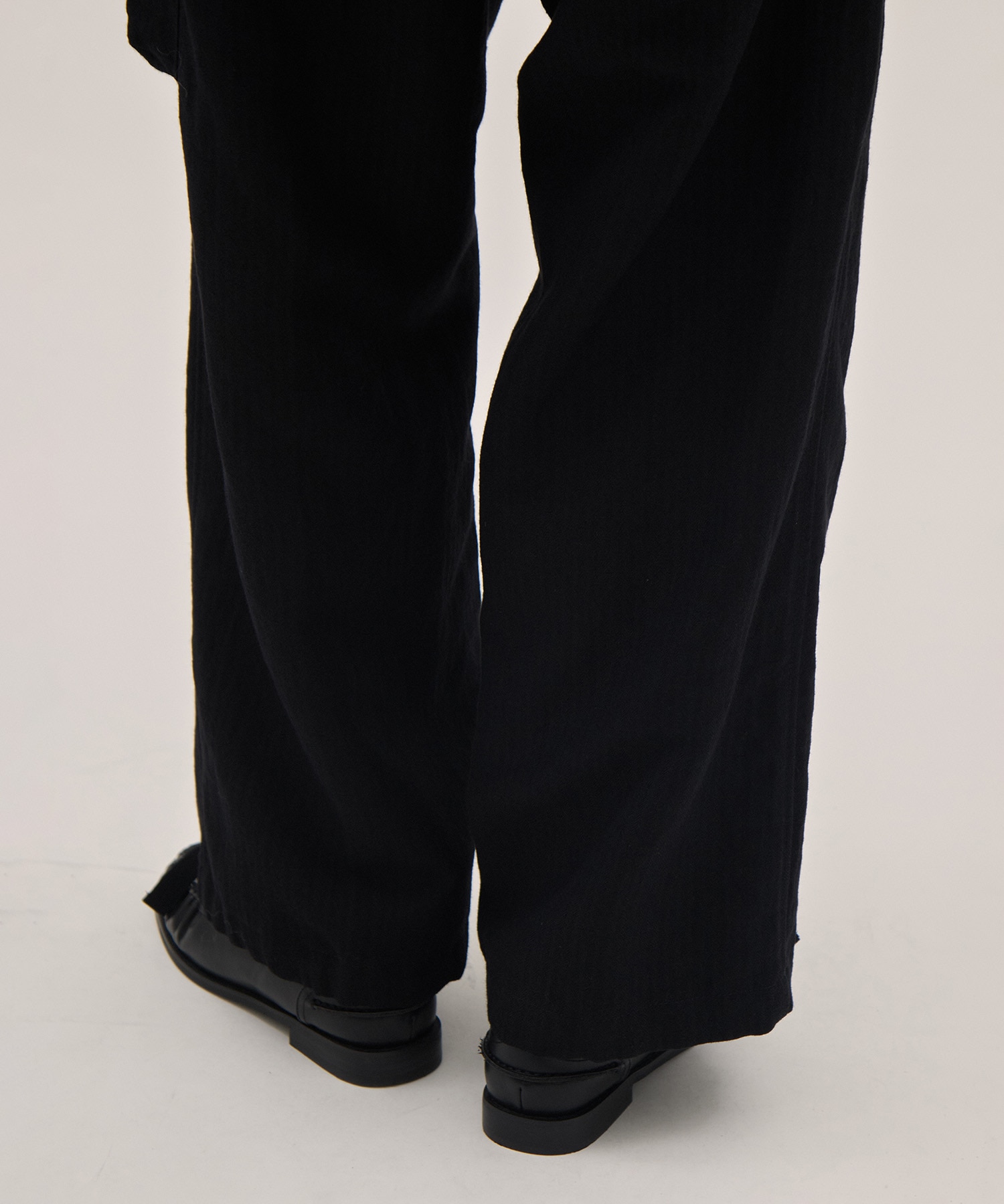 Wool Linen Herringbone Cargo Pants PONTI