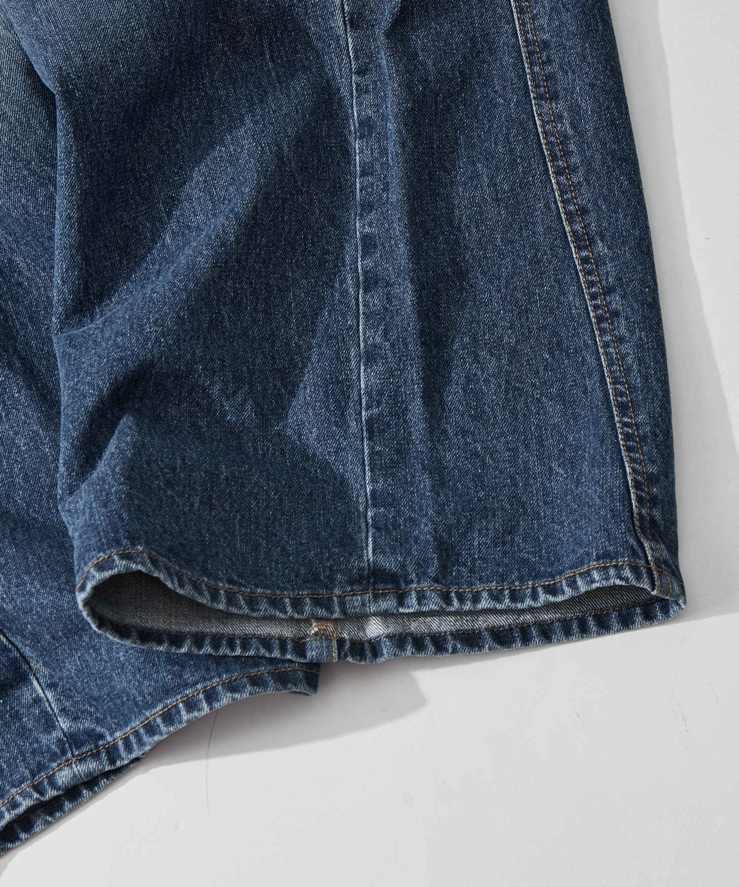 3D cutting denim pants KHOKI