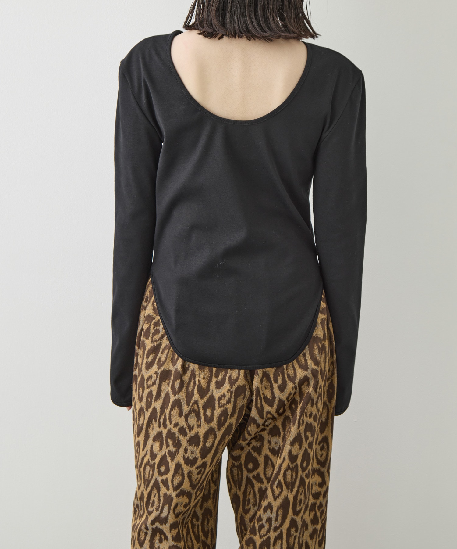 Sanfokin Cotton 2way L/S T-shirt WRAPINKNOT