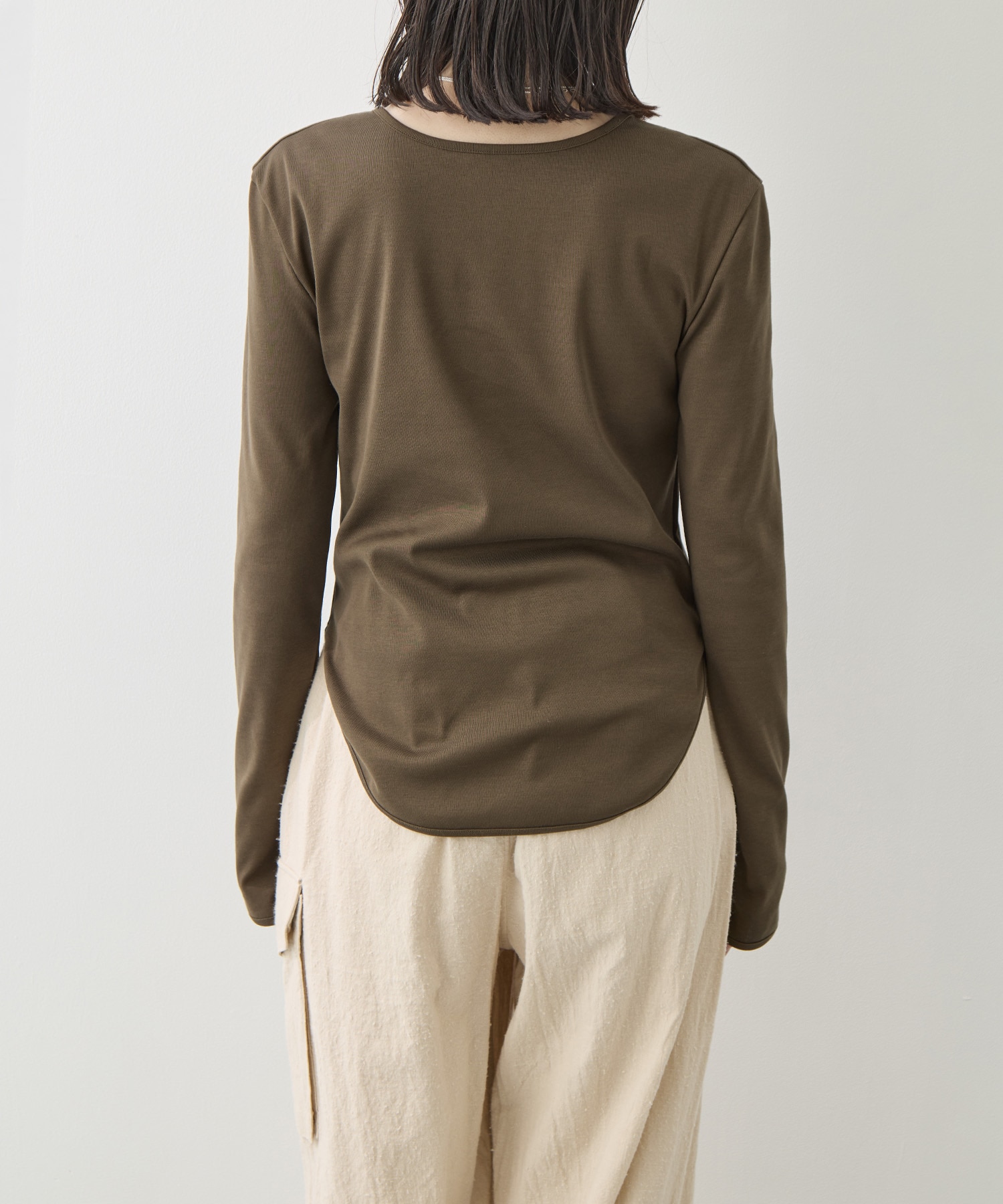 Sanfokin Cotton 2way L/S T-shirt WRAPINKNOT