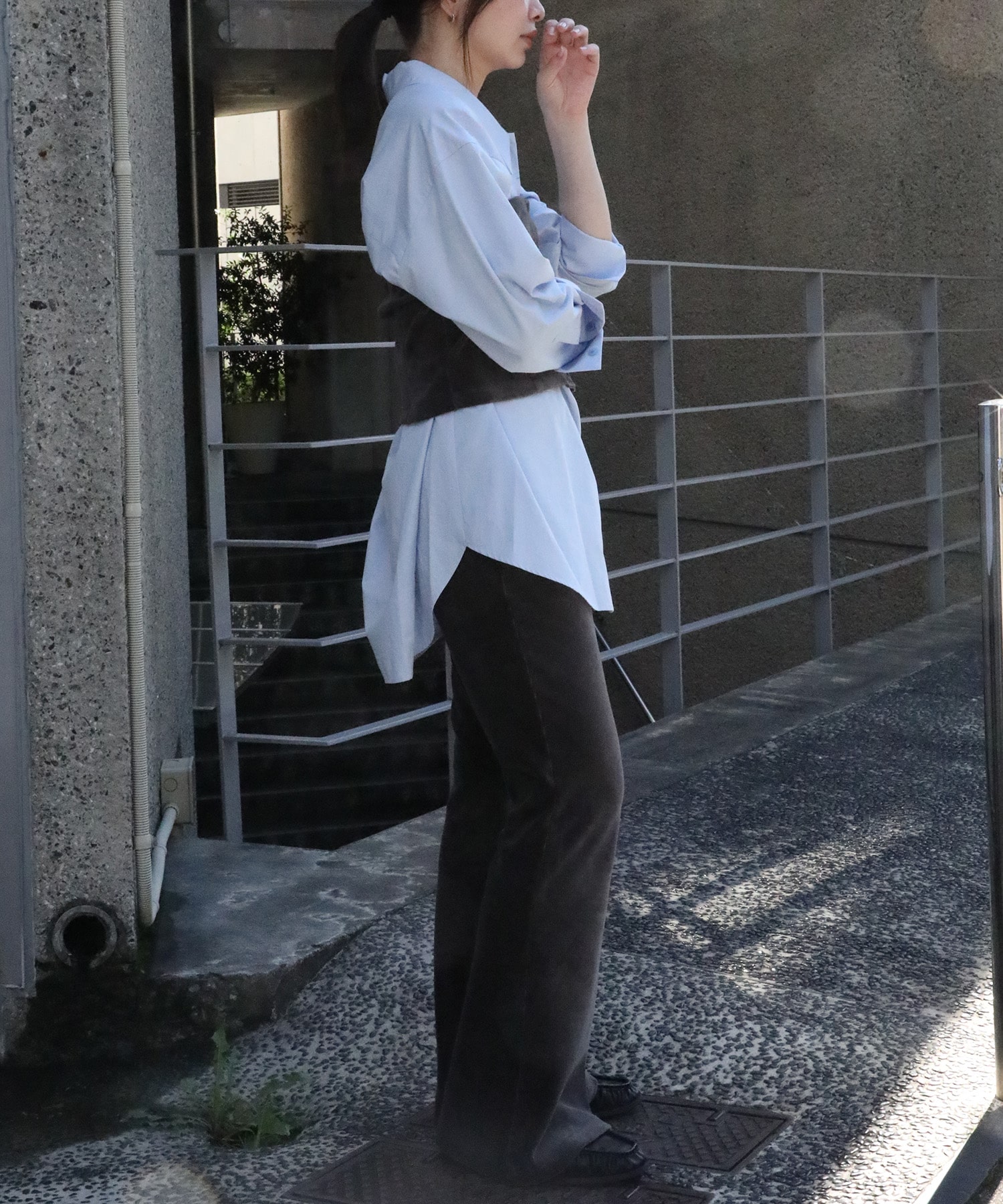別注Stretch Corduroy Flare Pants PHEENY