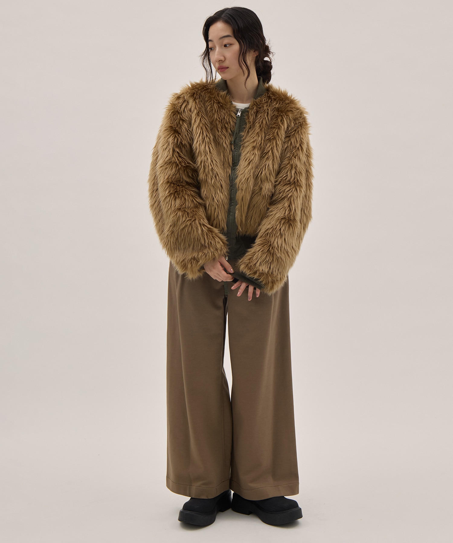 MA-1 reversible×eco fur 08sircus