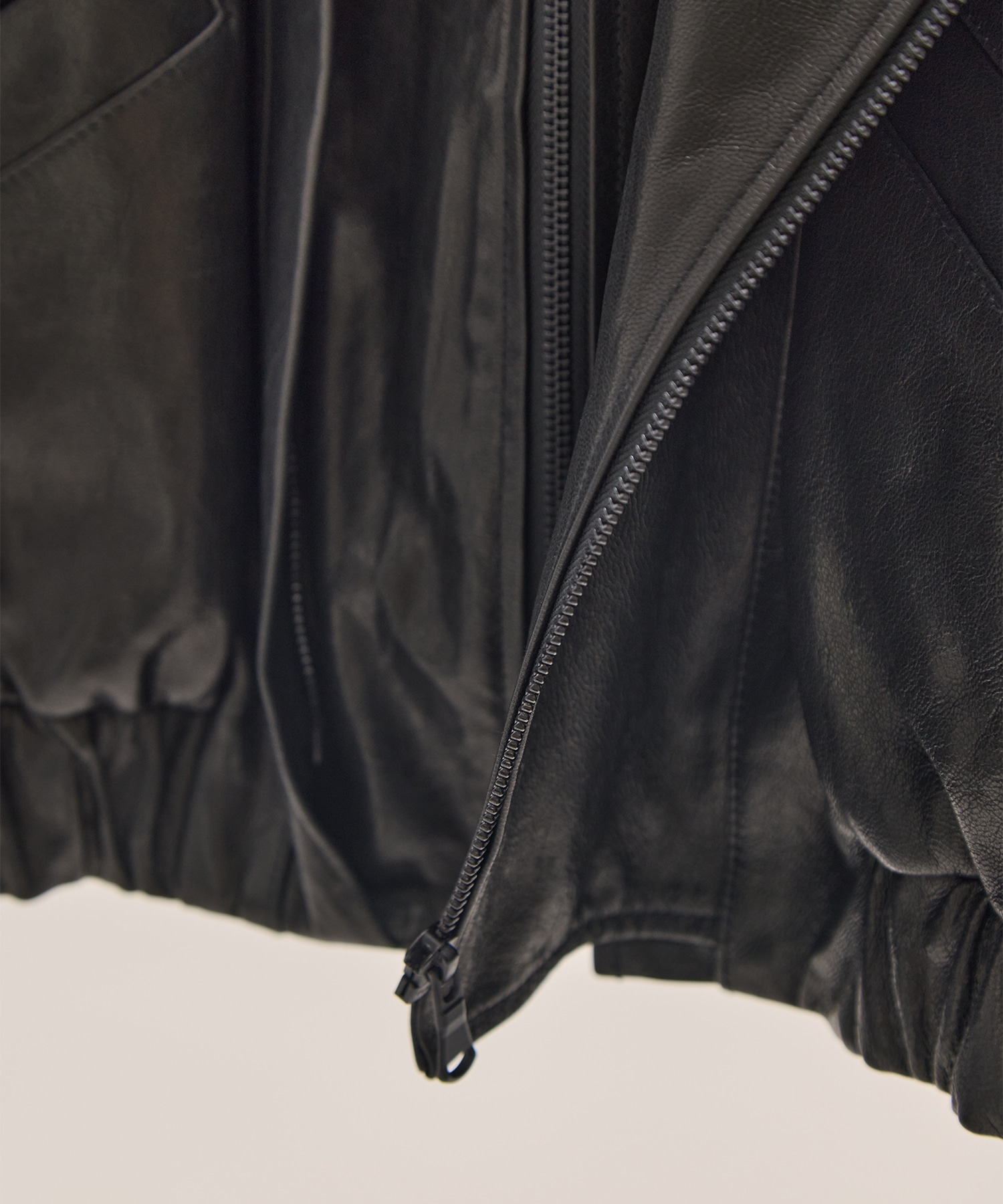 Goat leather short blouson 08sircus