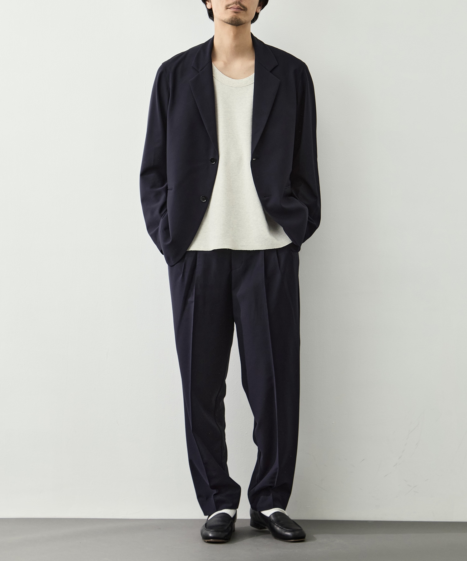 Single Breasted Easy Jacket GOOD PEOPLE GOOD STITCHING GOOD PRODUCT