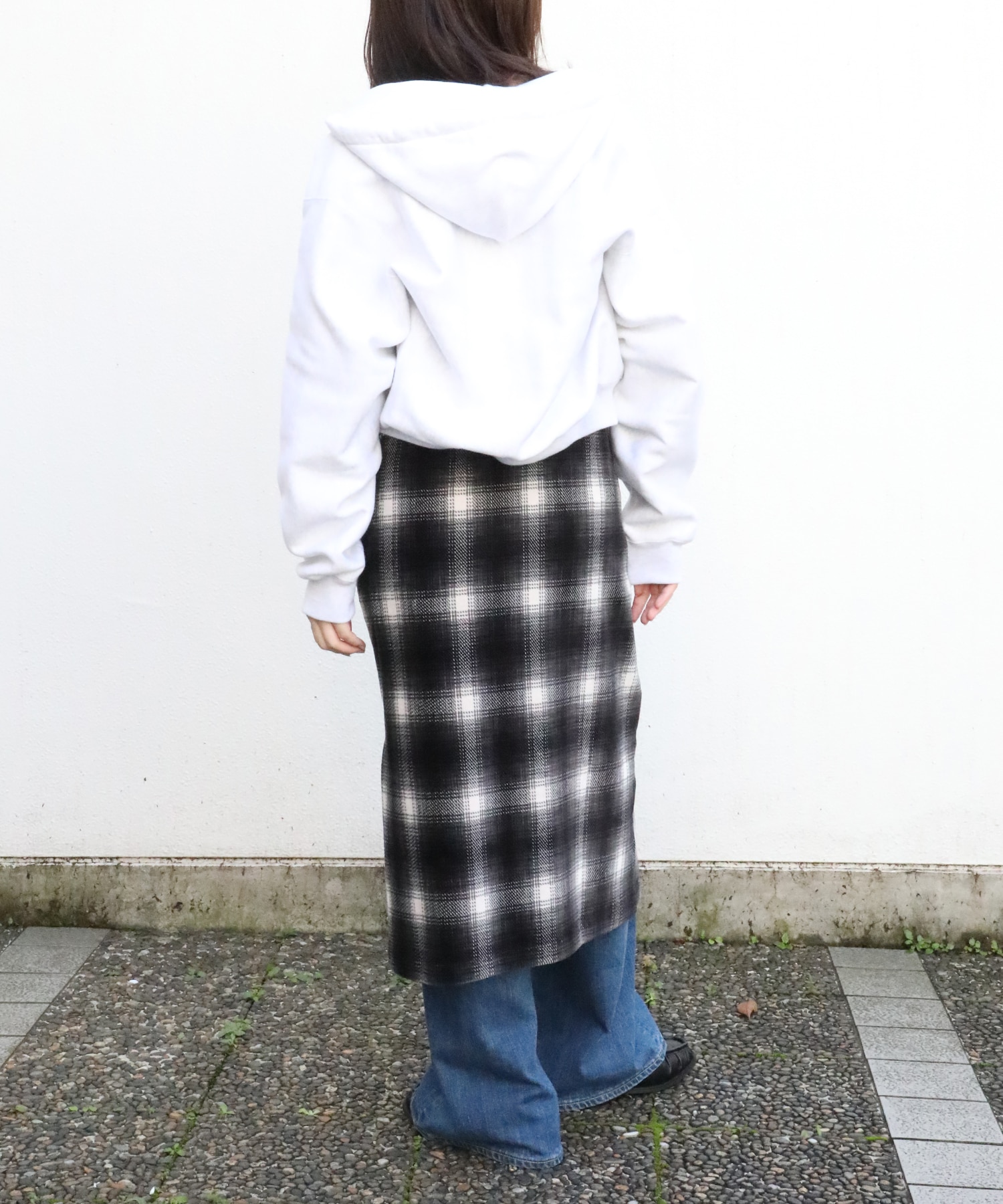 別注Ombre Check Camisole Dress PHEENY