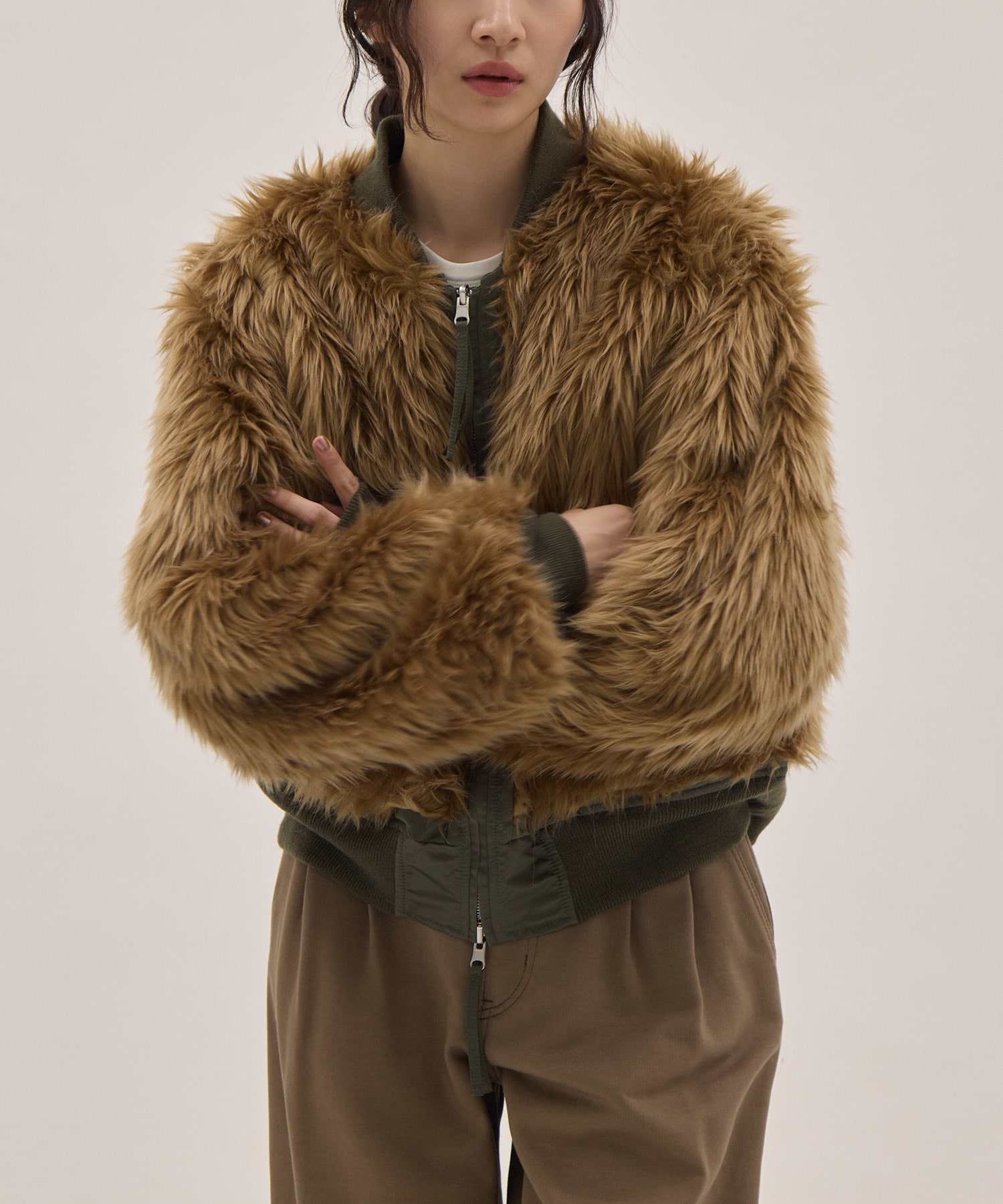 MA-1 reversible×eco fur 08sircus