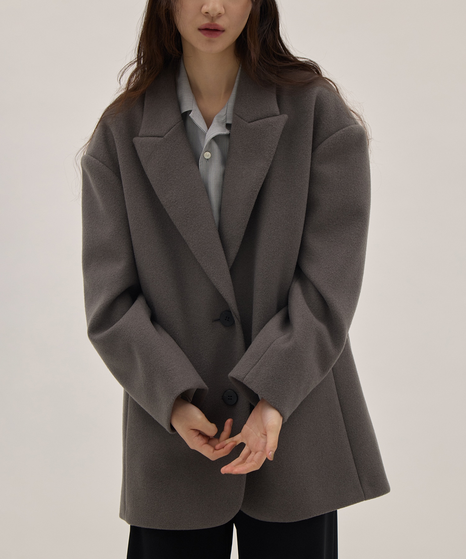 Needle rever stretch Jacket Coat 