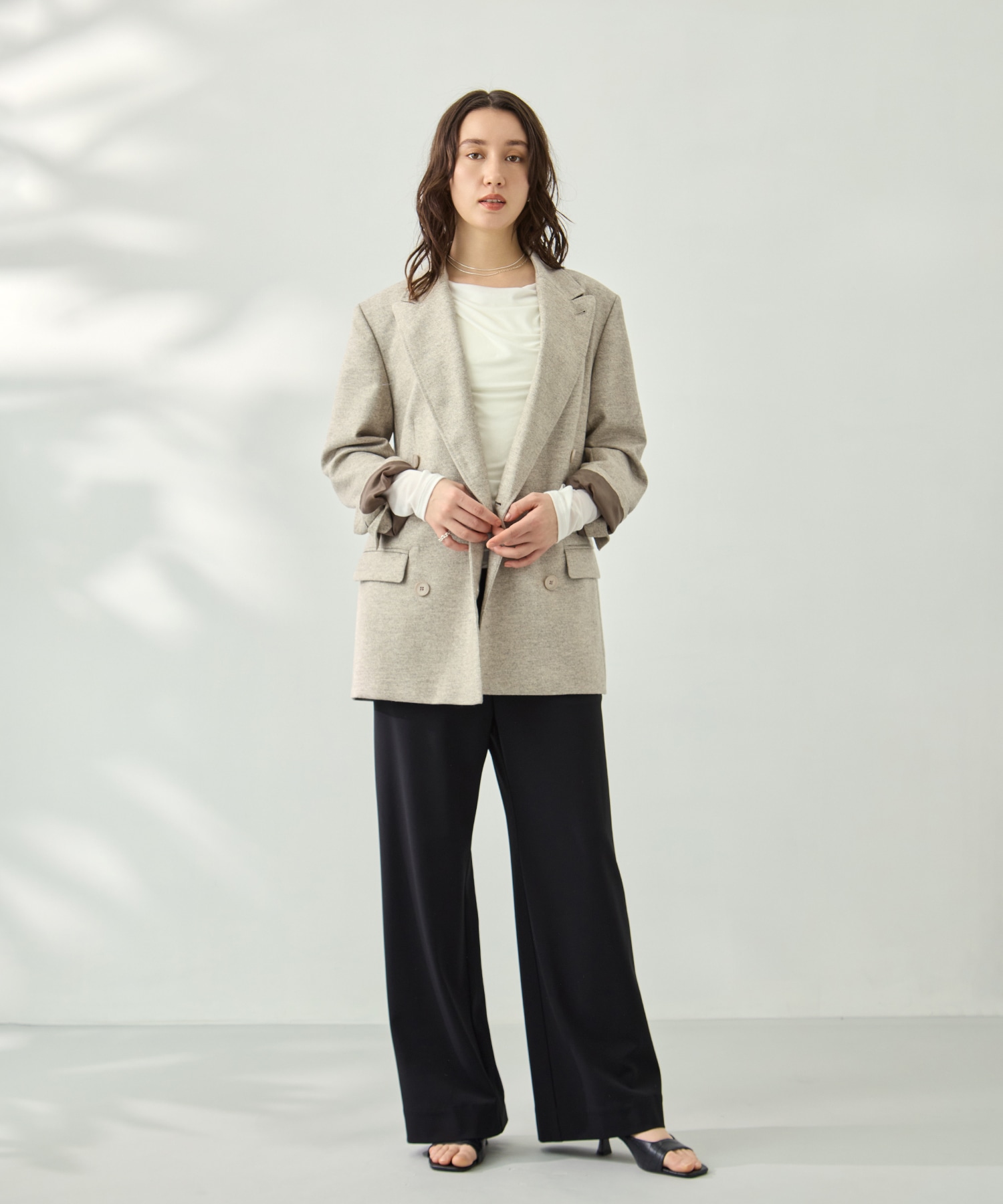 ドレープカットソー KEY TIMEZ