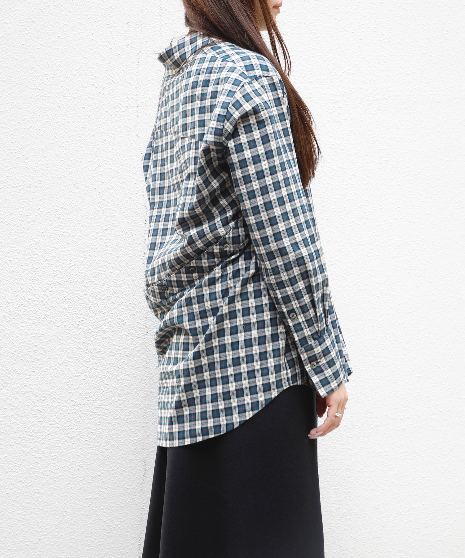 Check Diagonal Shirt INSCRIRE