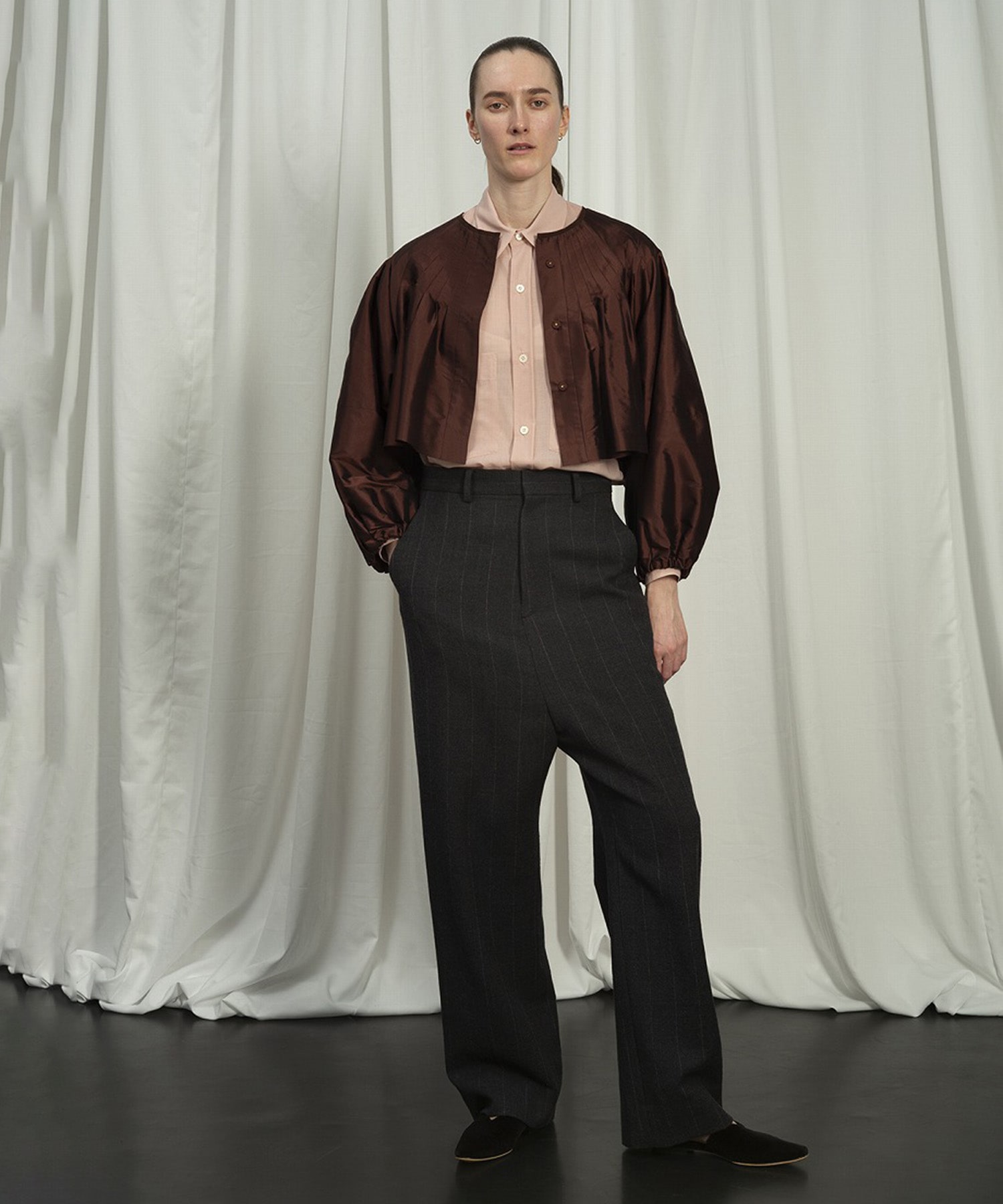 PINSTRIPE TROUSERS TOURNON.