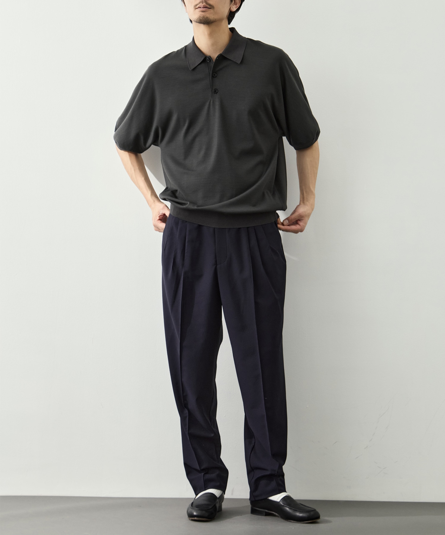 3-Tuck Drawstring Easy Pants GOOD PEOPLE GOOD STITCHING GOOD PRODUCT