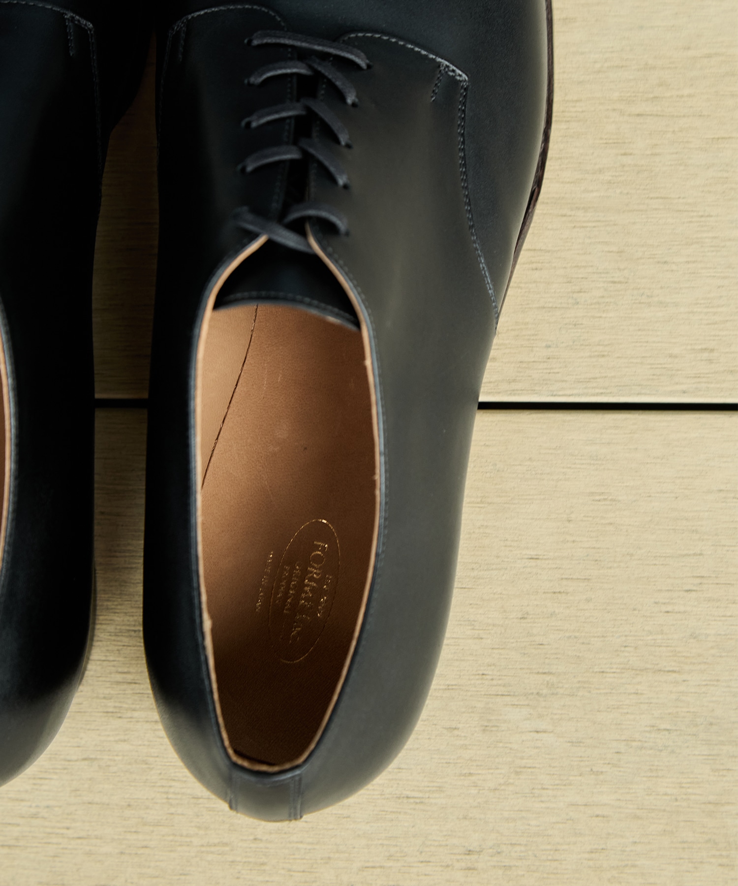 Blucher plain toe forme