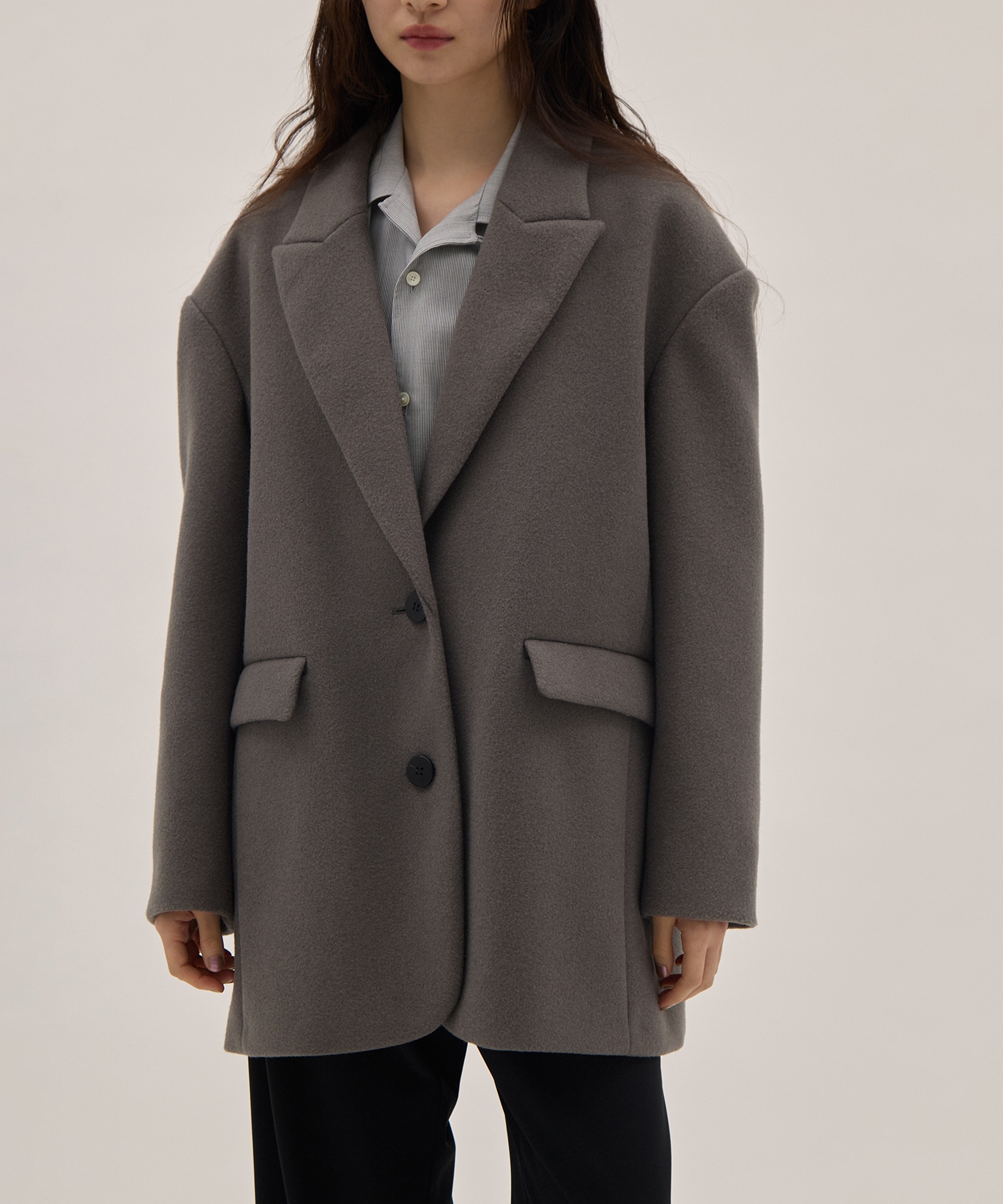 Needle rever stretch Jacket Coat 