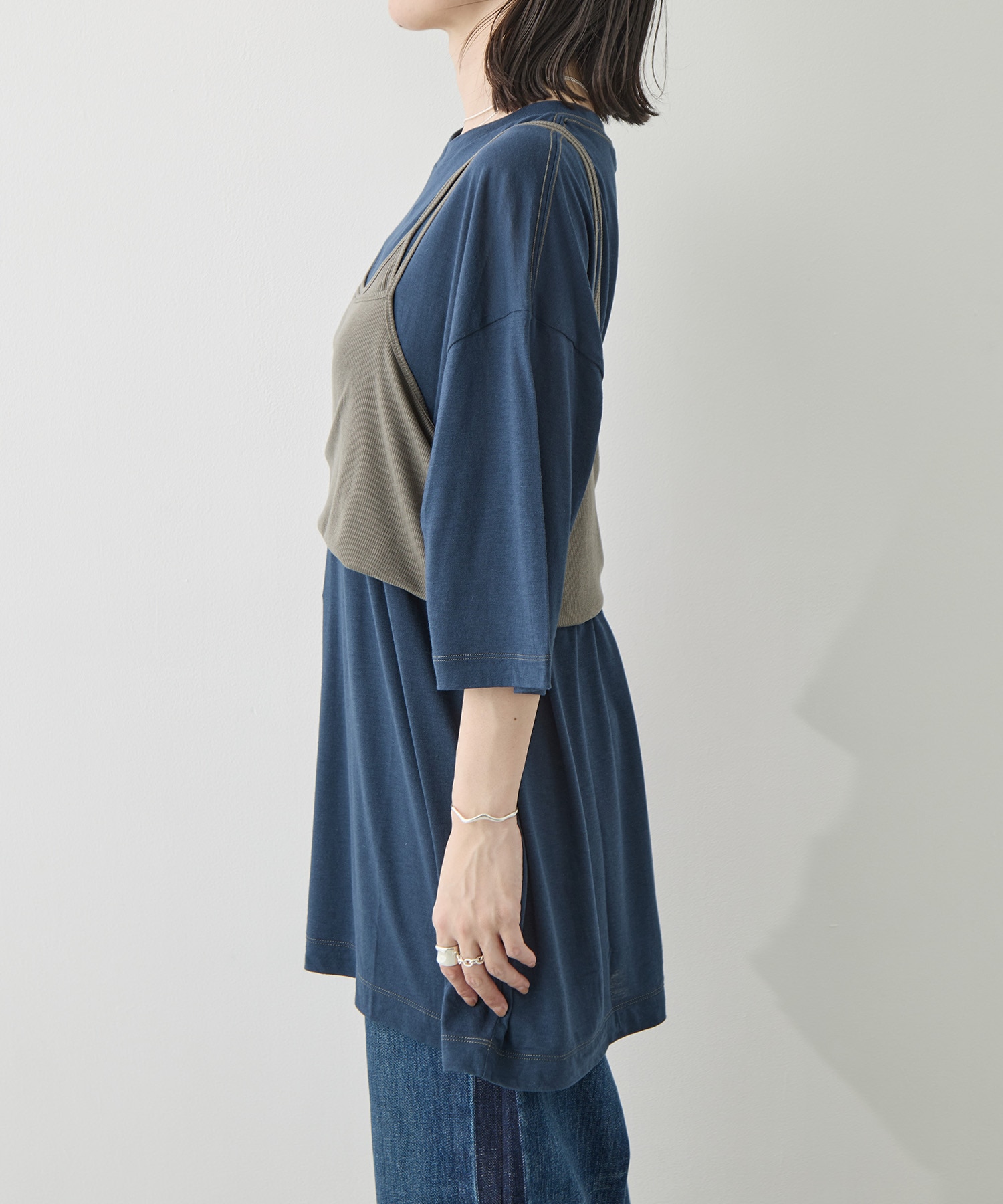 Camisole Top & Loose-fitting Tee - Unit Tops RhodolirioN
