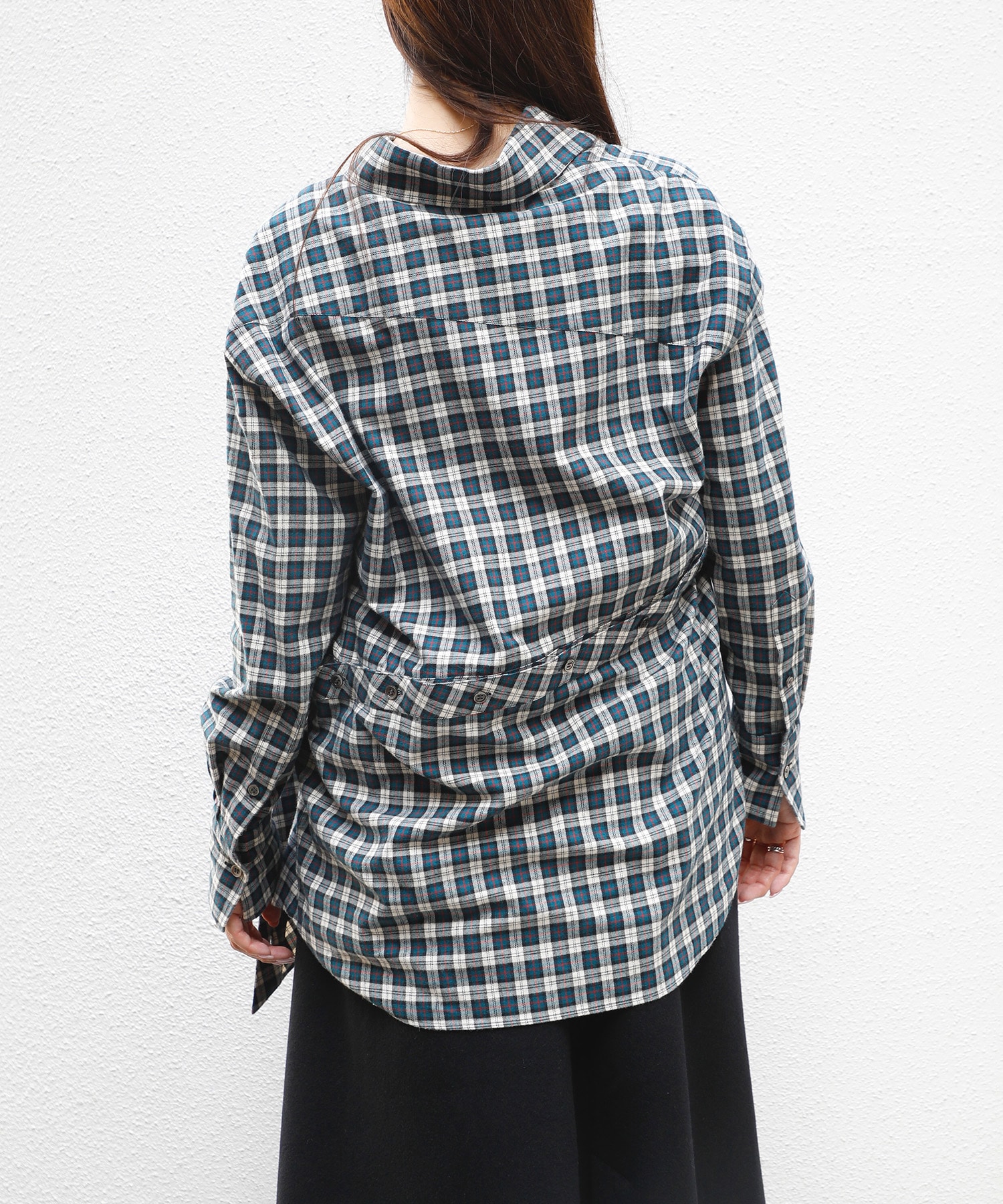 Check Diagonal Shirt INSCRIRE
