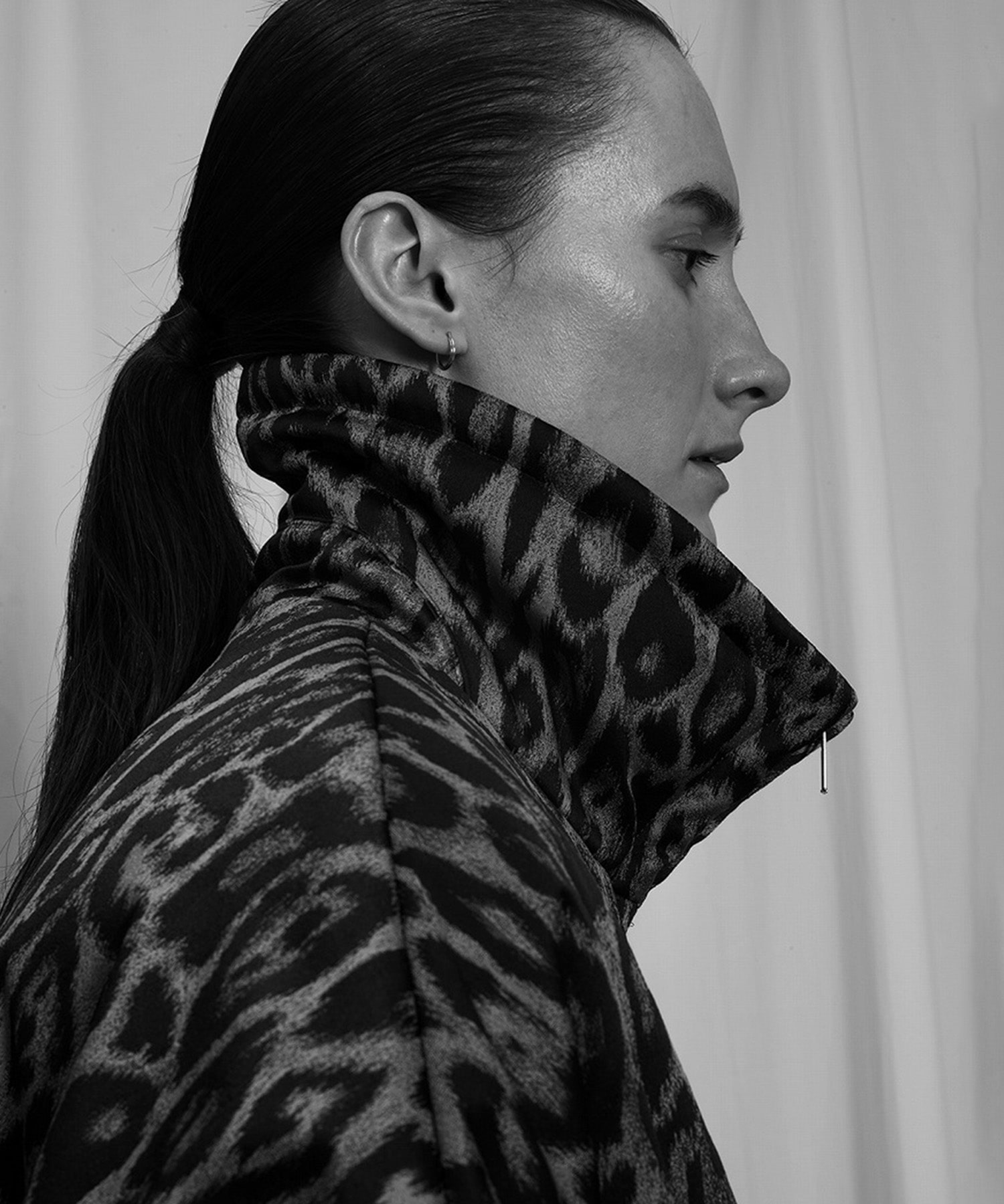 JACQUARD LEOPARD BATTING CT TOURNON.