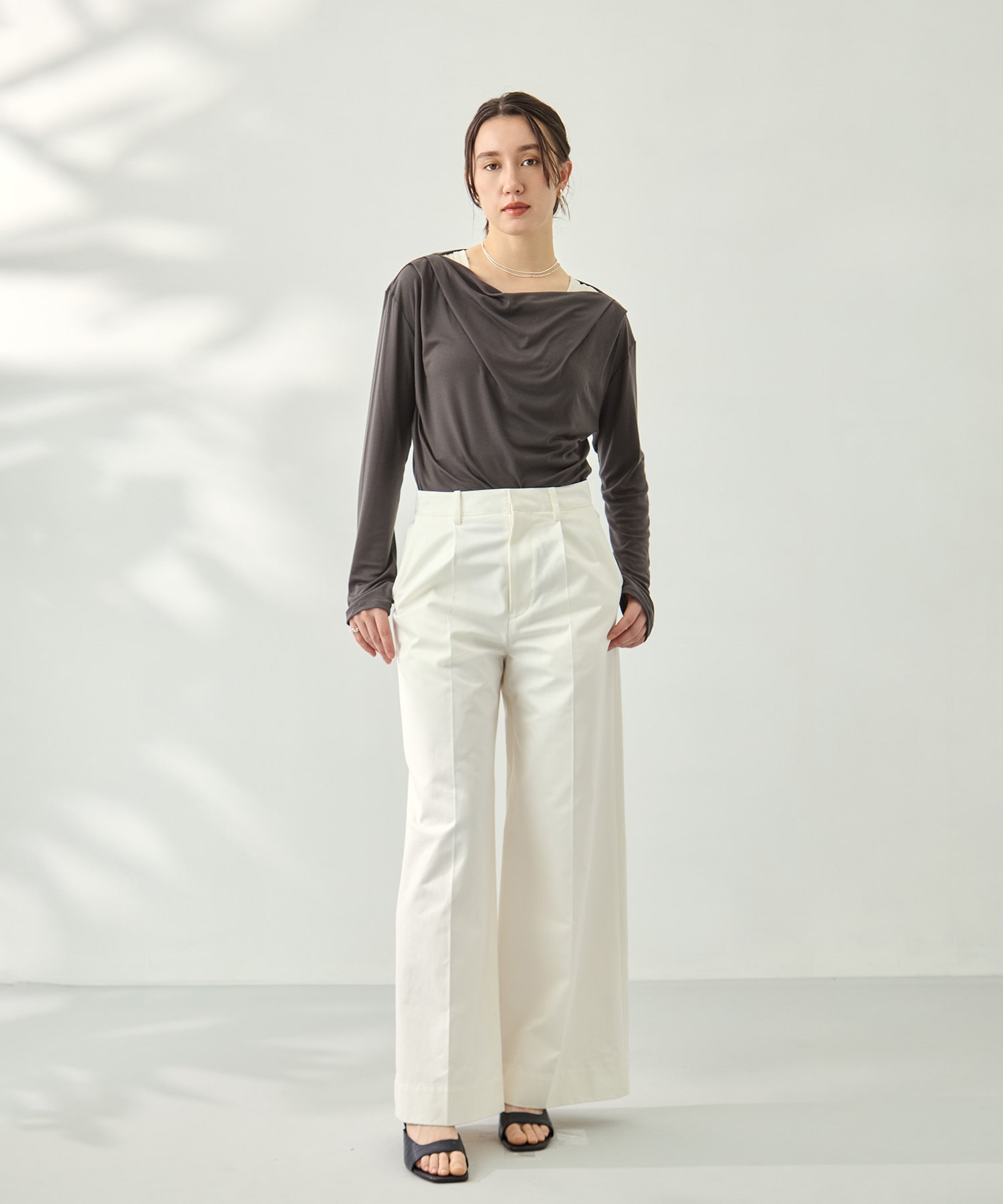 ドレープカットソー KEY TIMEZ