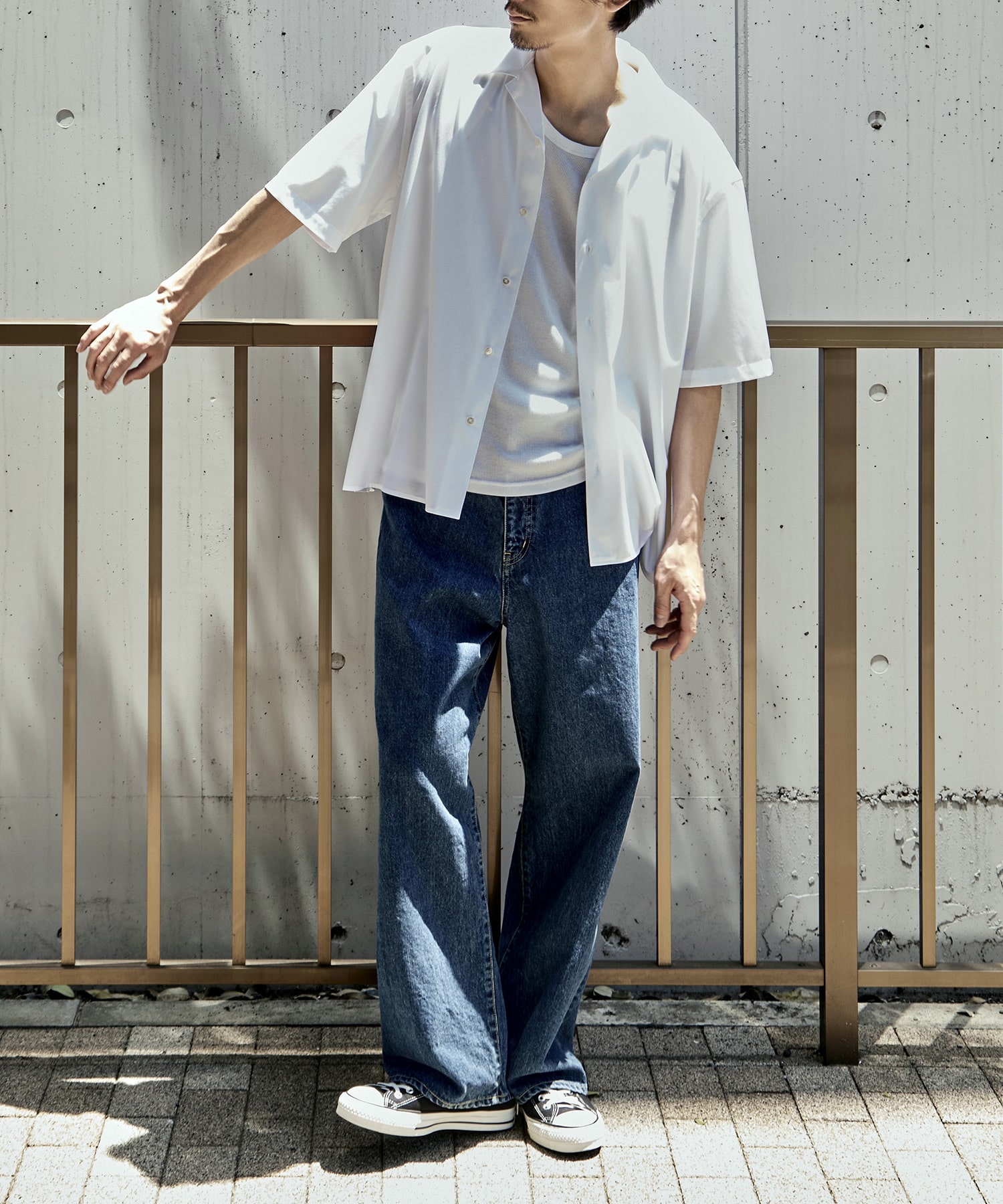 別注 46G Ether Shirt(S WHITE): KANEMASA PHIL.: MENS｜KEY TIMEZ