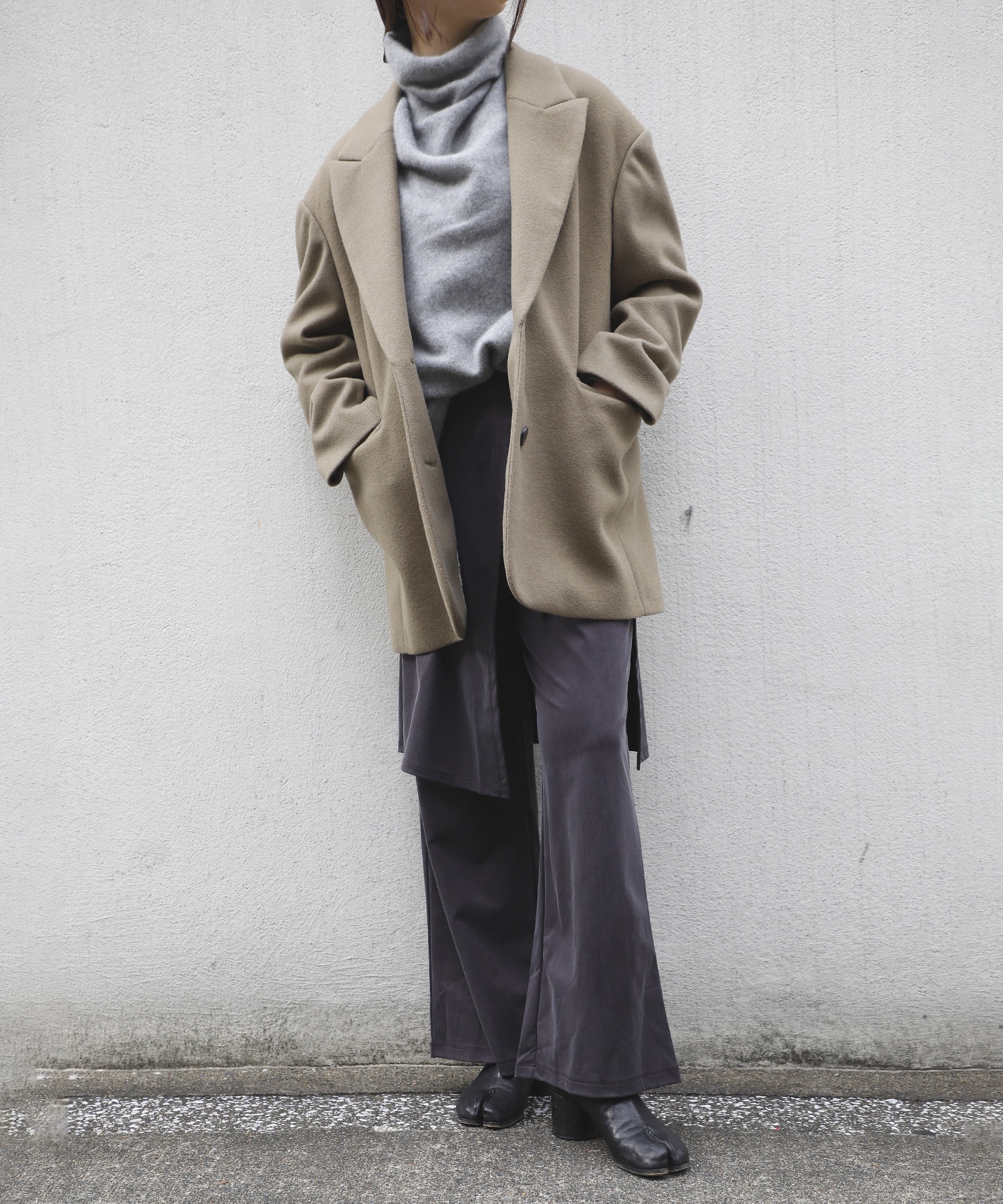 Needle rever stretch Jacket Coat PHEENY