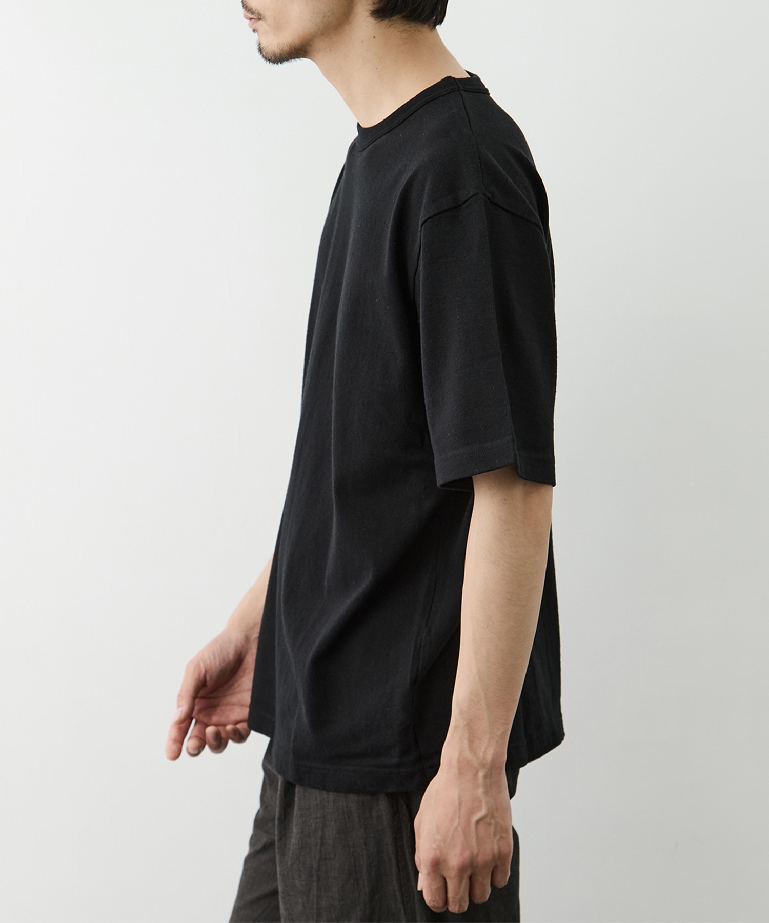 Co/Silk Nep Plain Tee blurhms